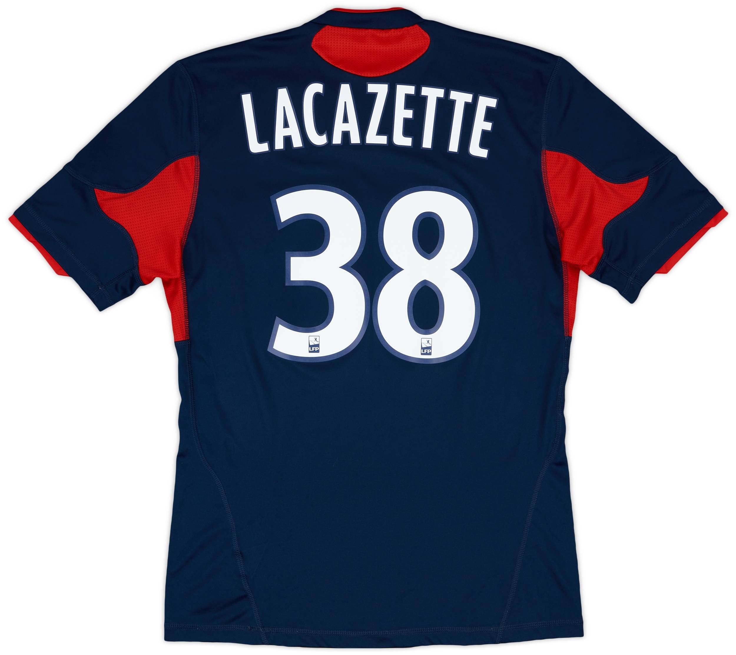2010-11 Lyon Third Shirt Lacazette #38 - 9/10 - (M)