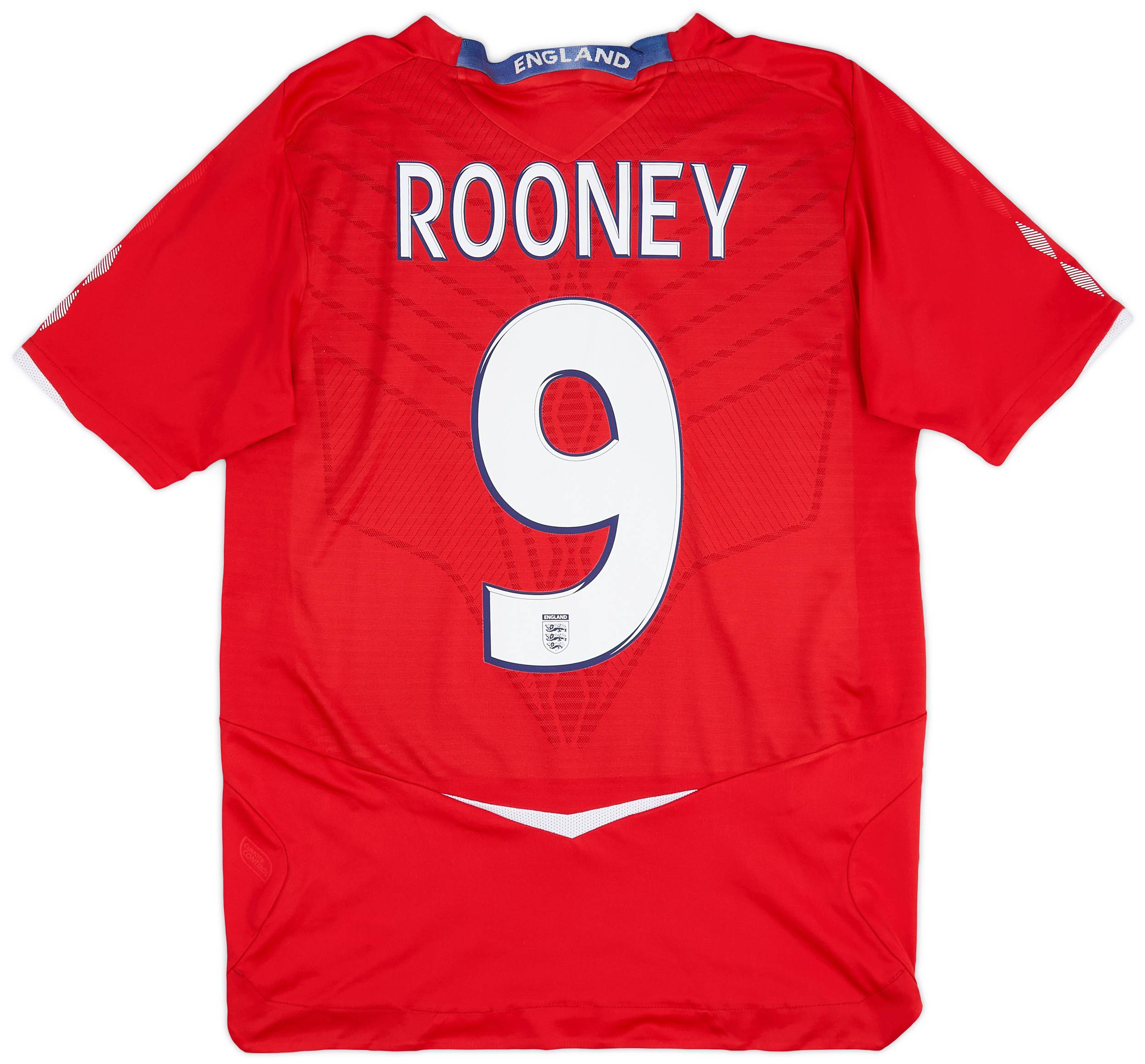 2008-10 England Away Shirt Rooney #9 - 6/10 - (S)