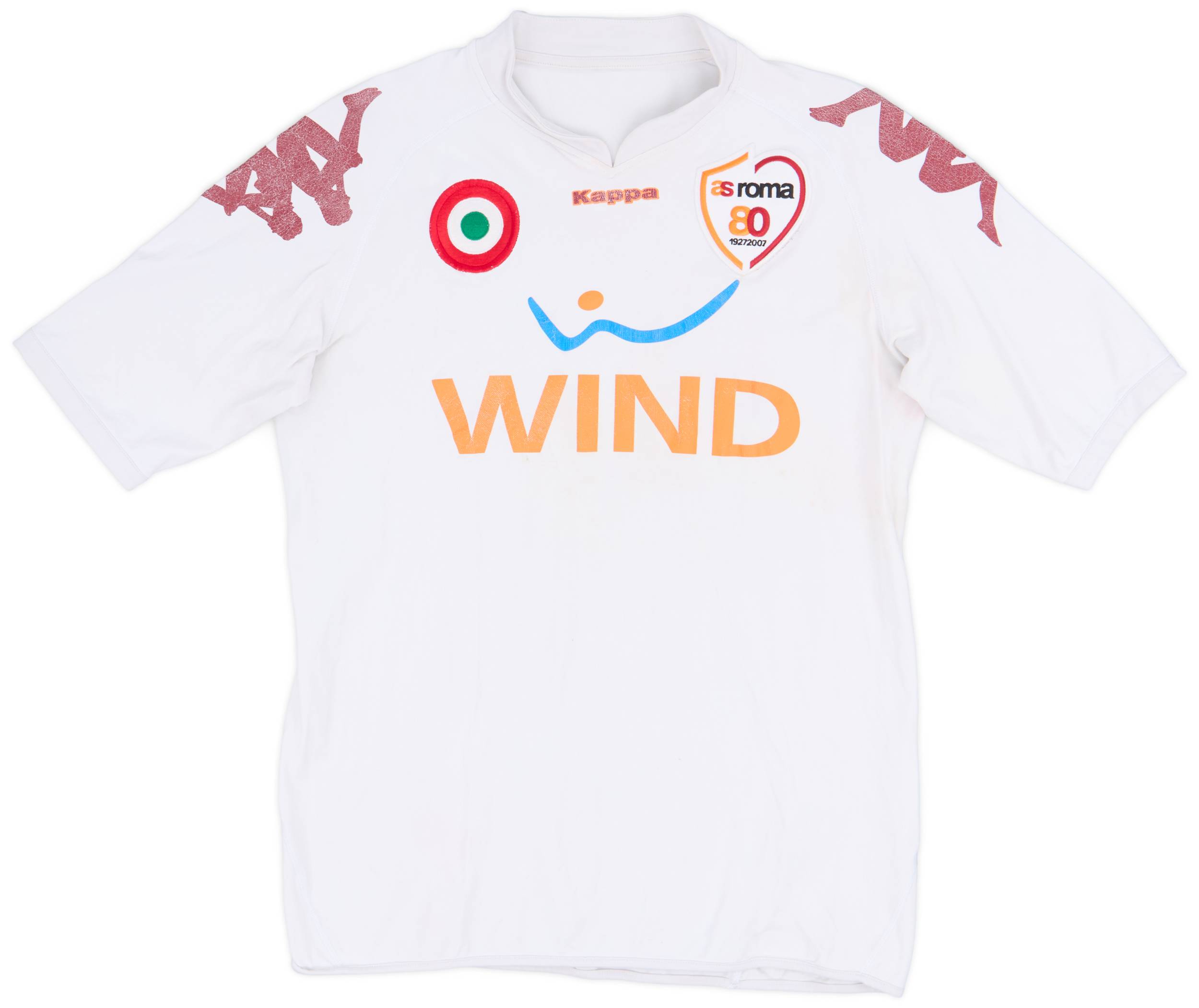2007-08 Roma Away Shirt - 5/10 - (L)