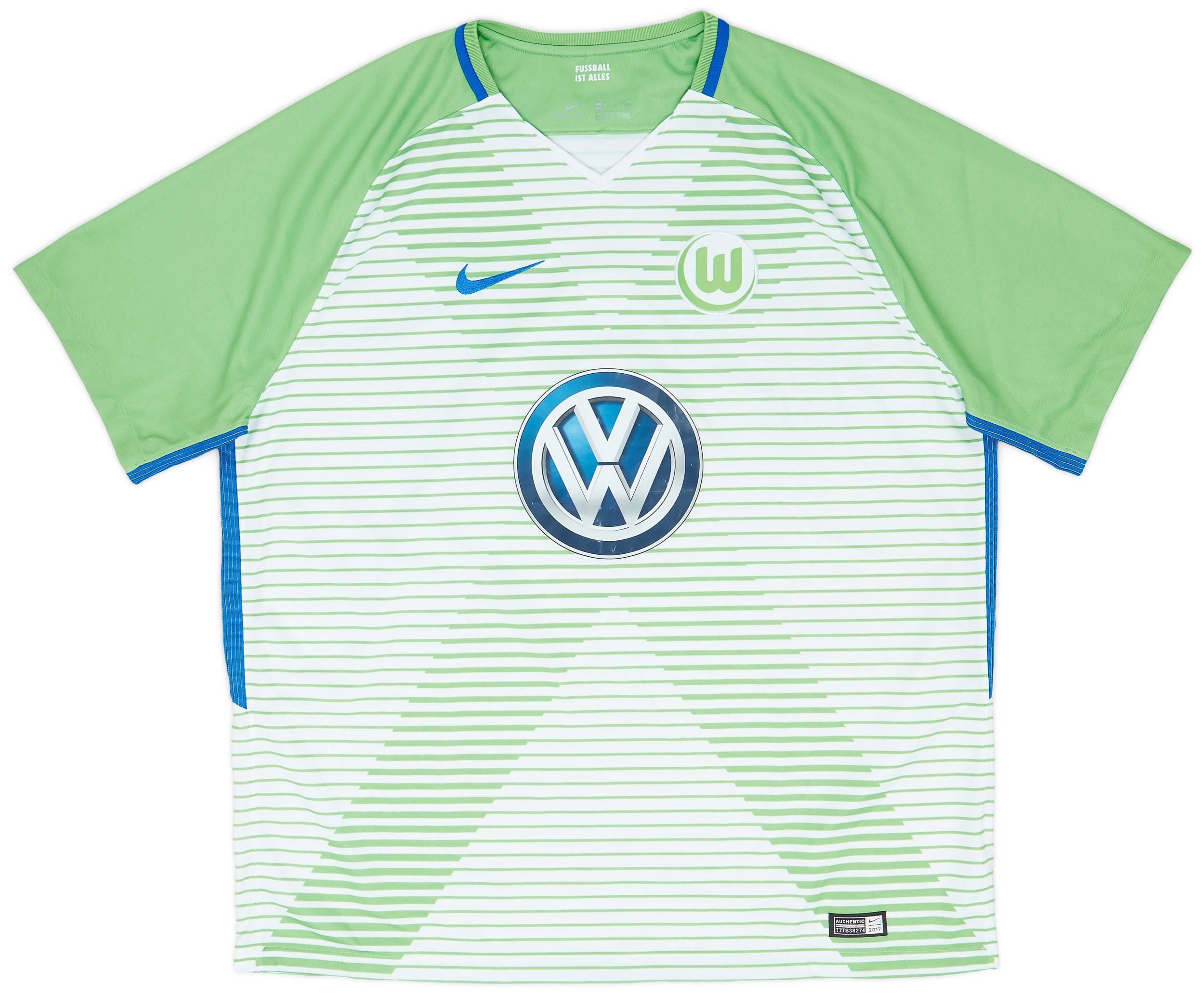 2017-18 Wolfsburg Home Shirt - 8/10 - (XXL)