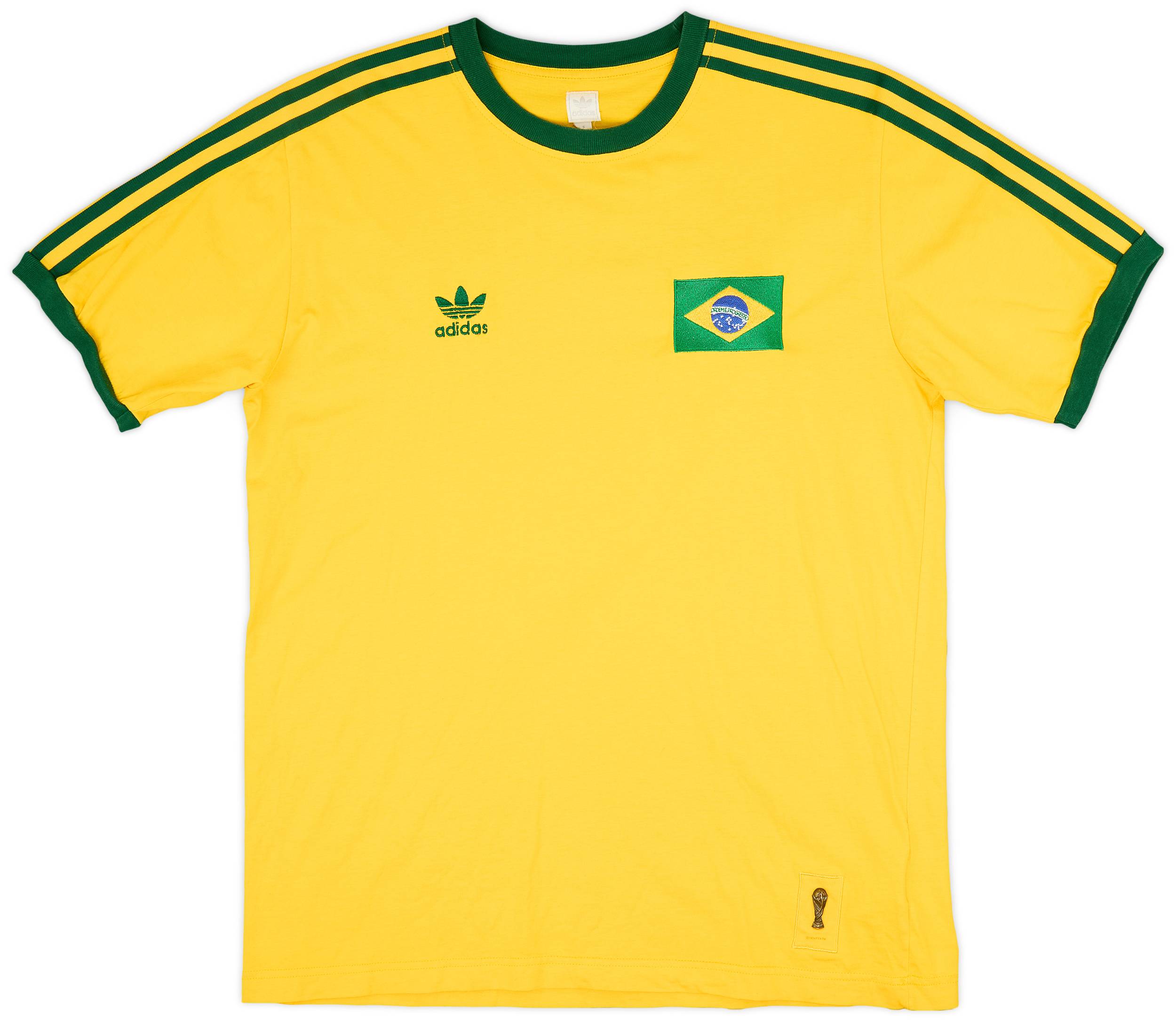 2005 06 Brazil adidas Retro Fan Tee 9 10 S