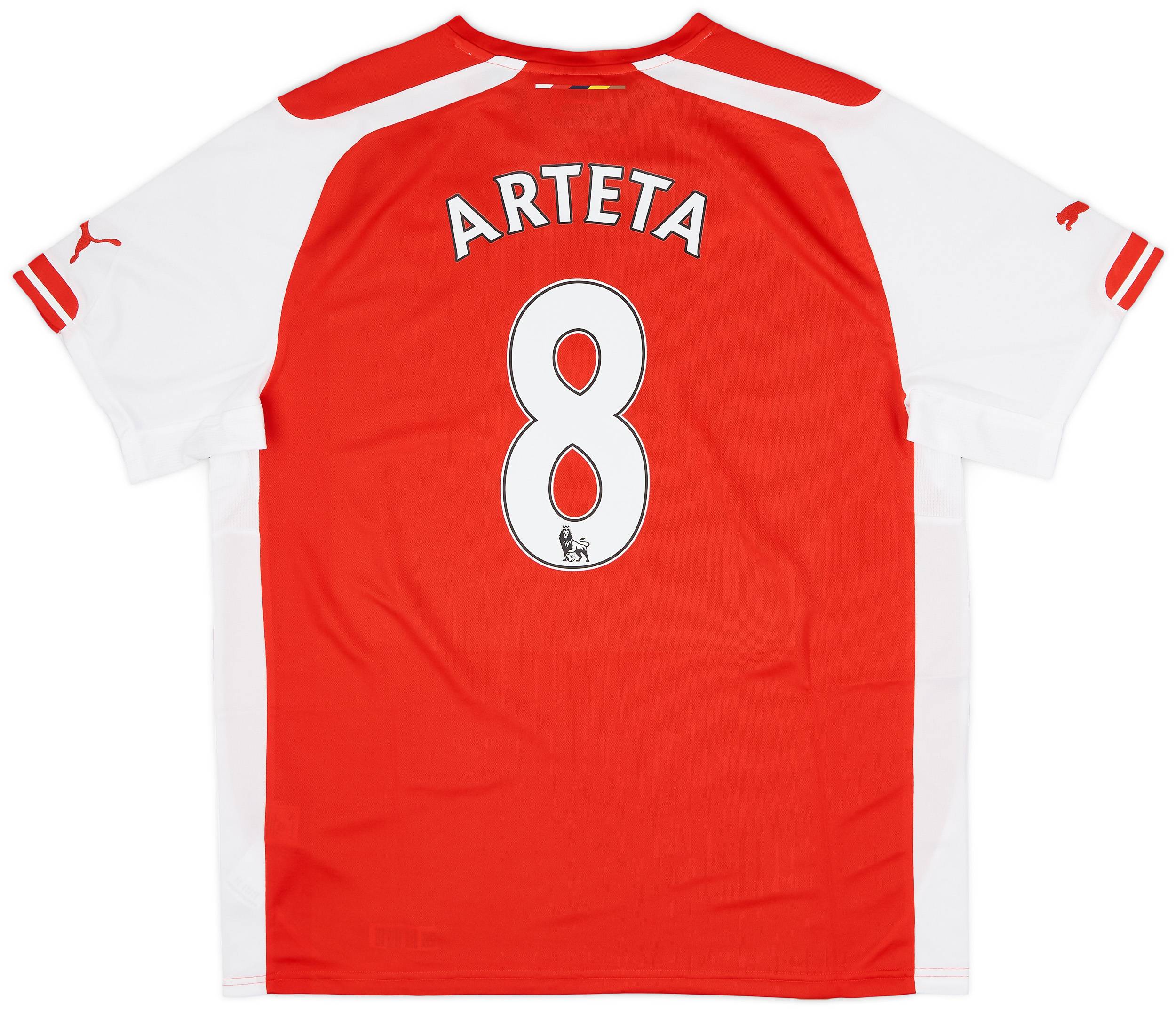 2014-15 Arsenal Home Shirt Arteta #8 (XL)