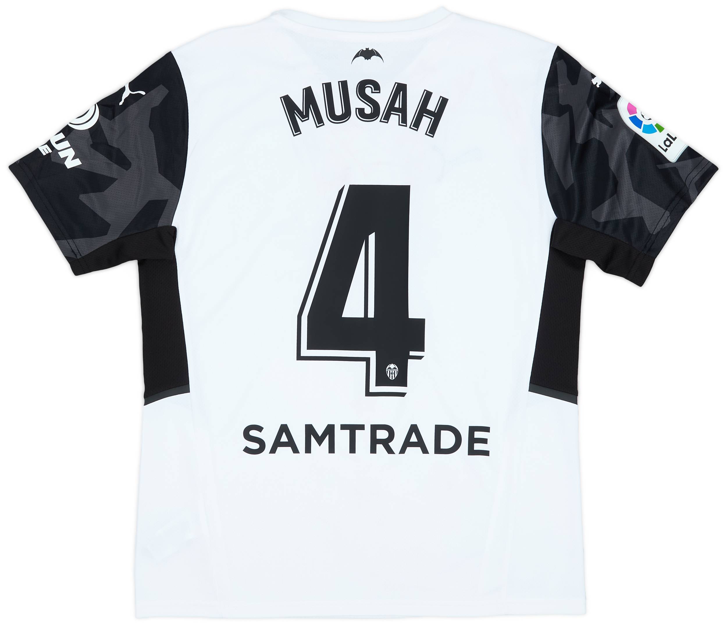 2021-22 Valencia Home Shirt Musah #4 (L)