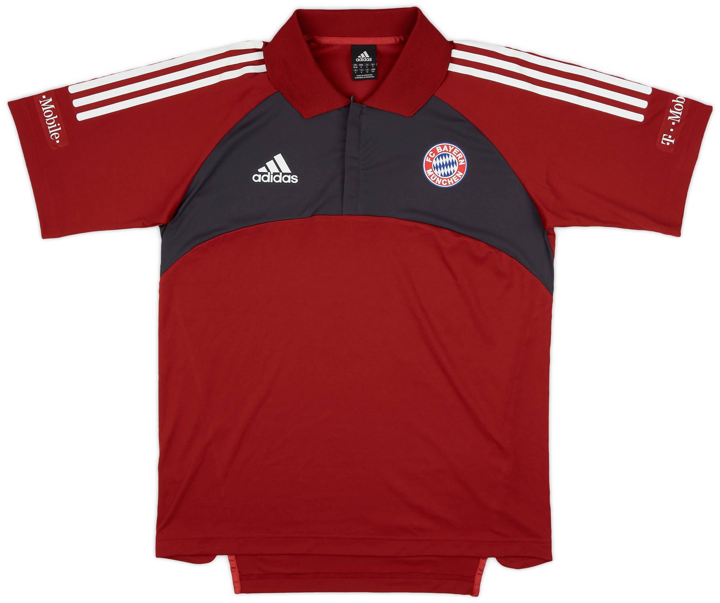 2002-03 Bayern Munich adidas 1/4 Zip Polo Shirt - 8/10 - (S)