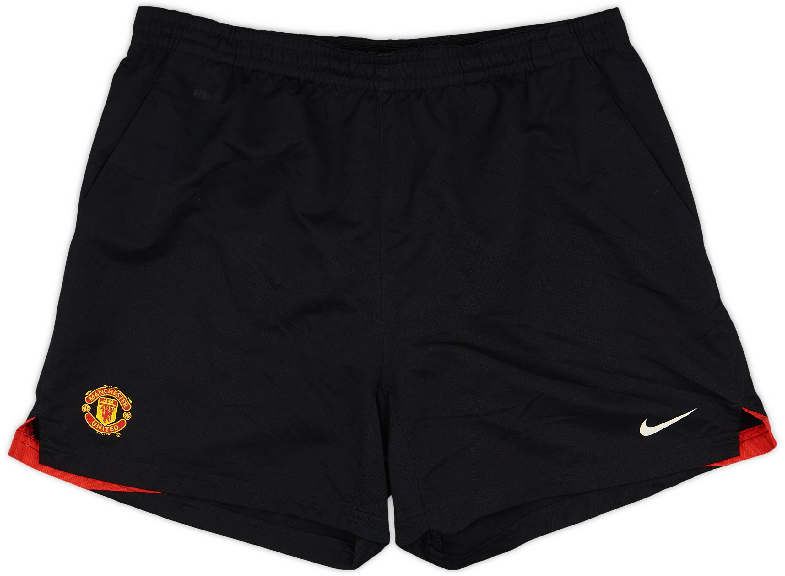 2007-08 Manchester United Nike Training Shorts - 4/10 - (L)