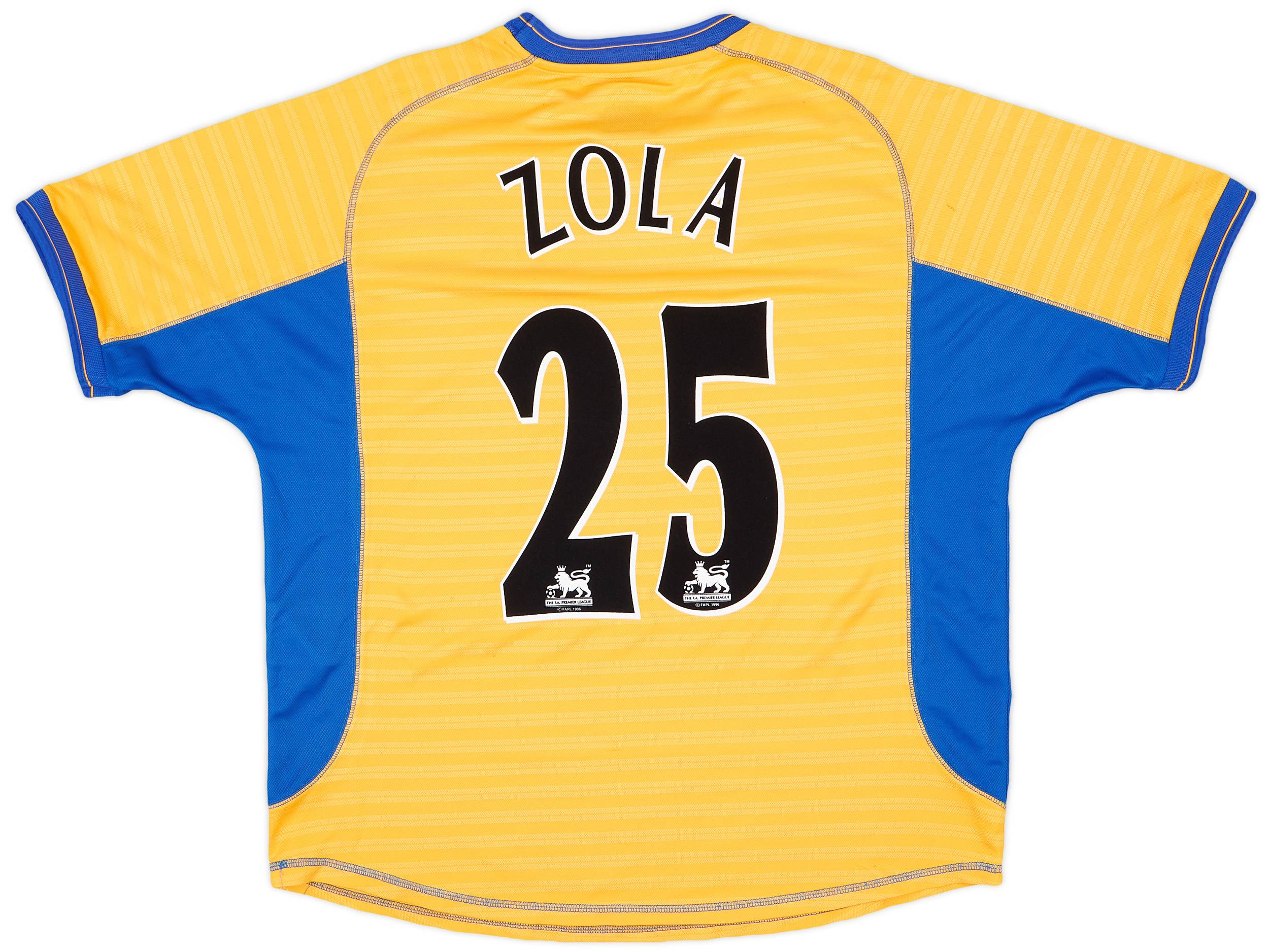 2000-01 Chelsea Away Shirt Zola #25 - 6/10 - (XL)