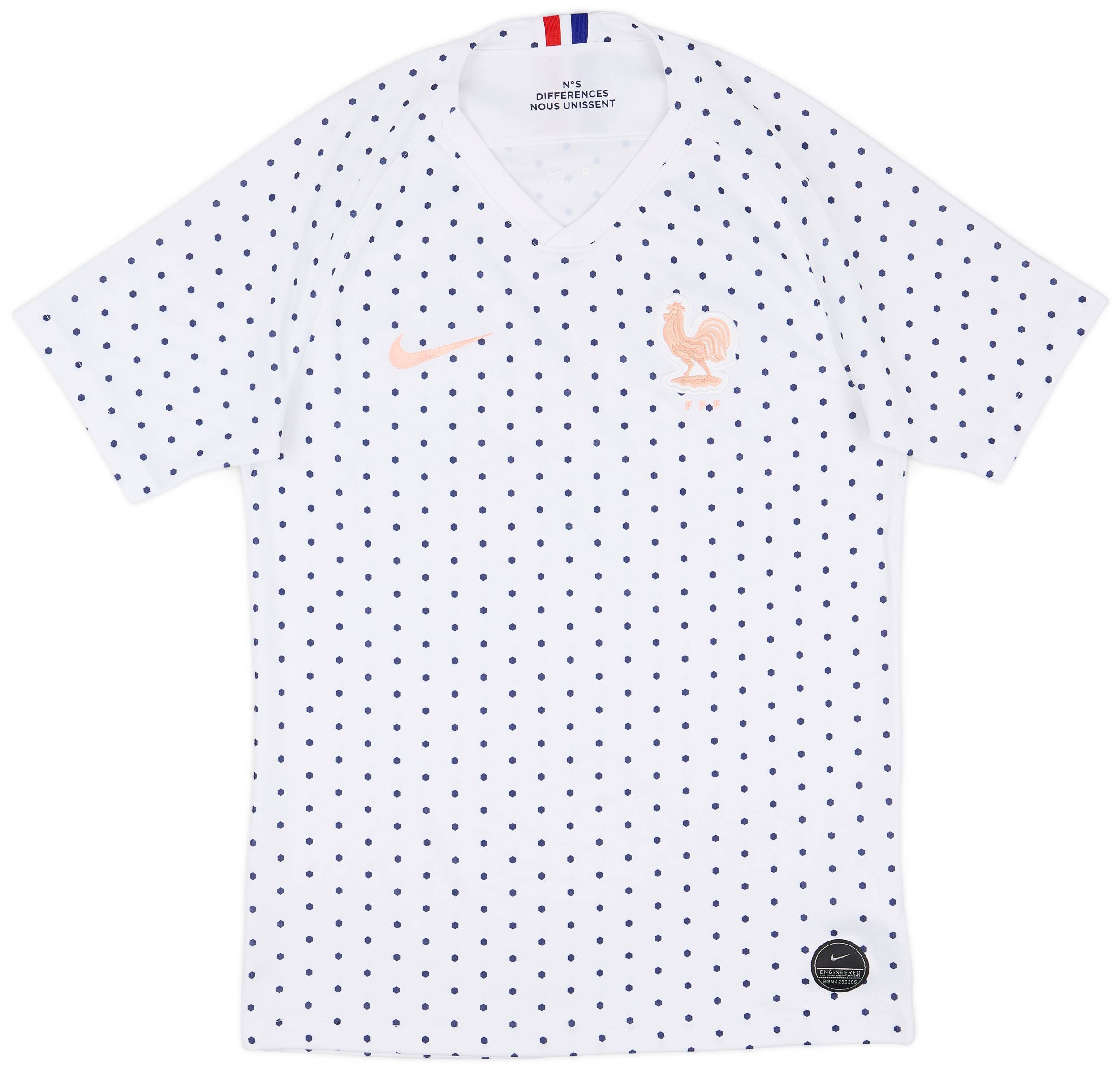 2019-20 France Women's Away Shirt - 9/10 - (Men's S)
