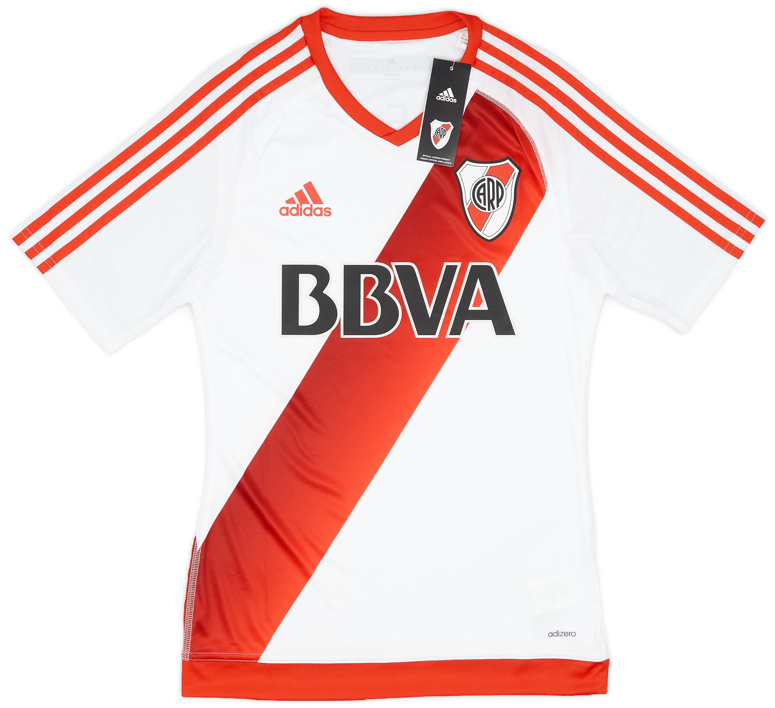 2016-17 River Plate Authentic Home Shirt (S)
