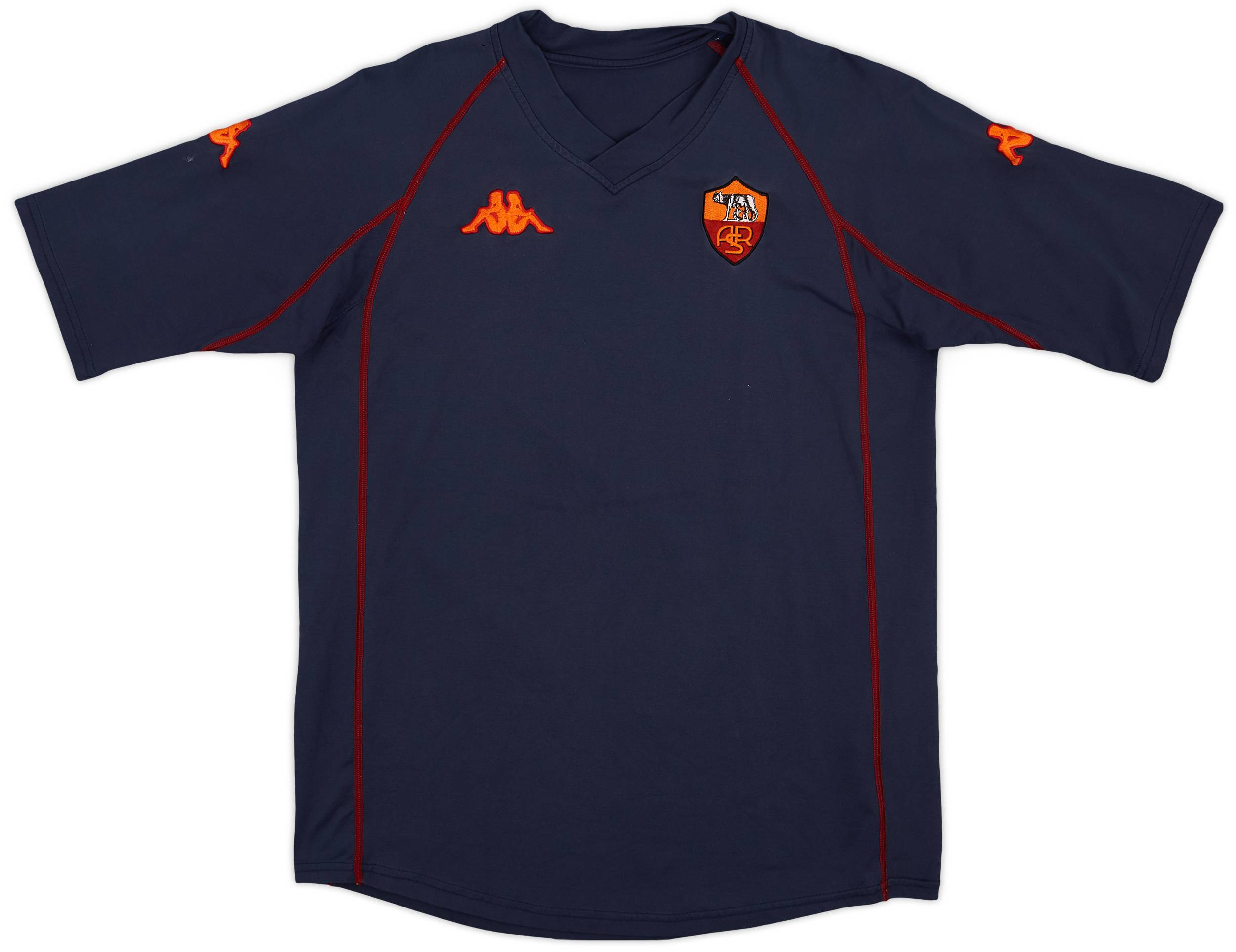 2000-01 Roma Kappa Training Shirt - 9/10 - (M)
