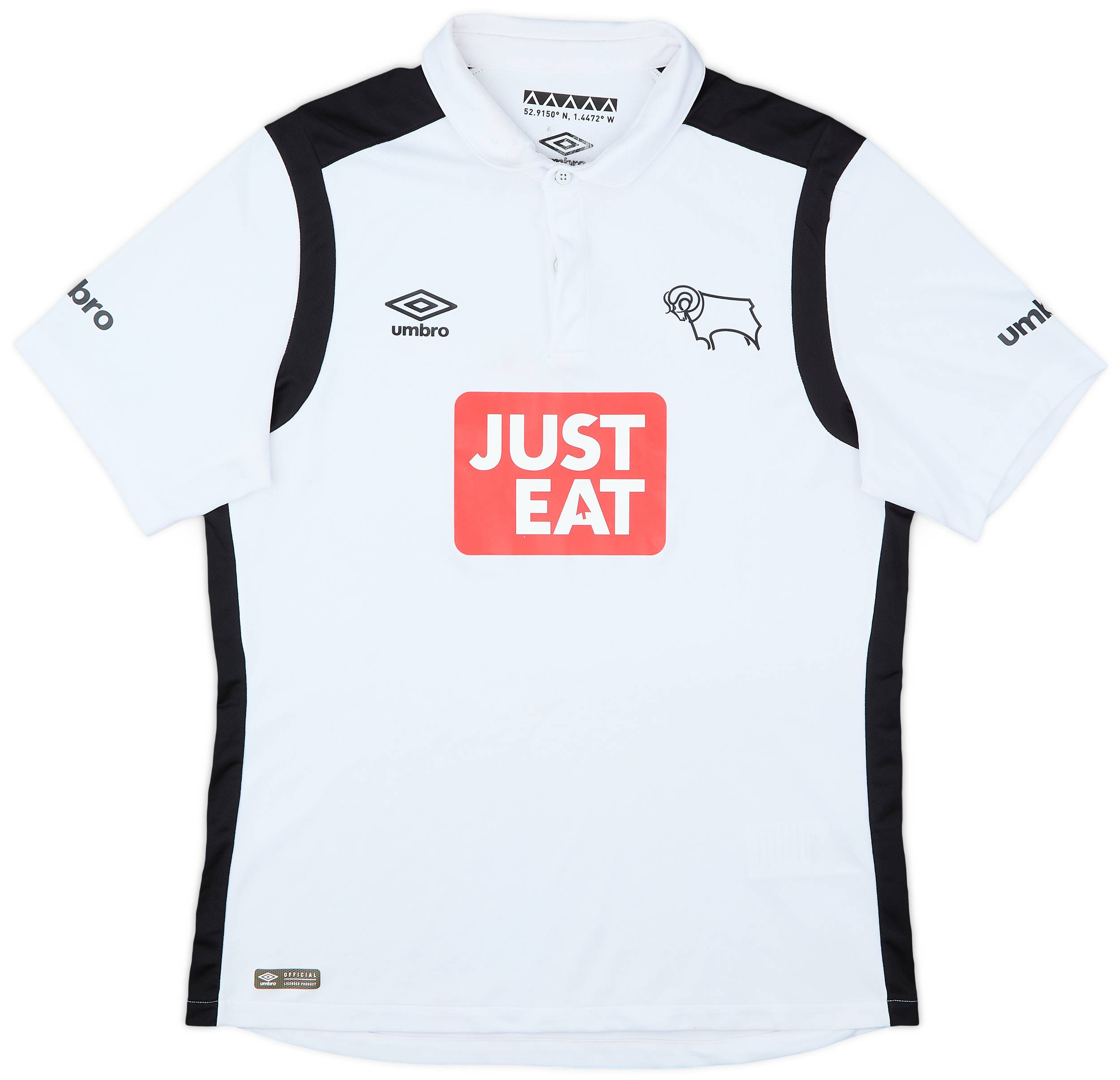 2016-17 Derby County Home Shirt - 6/10 - (L)
