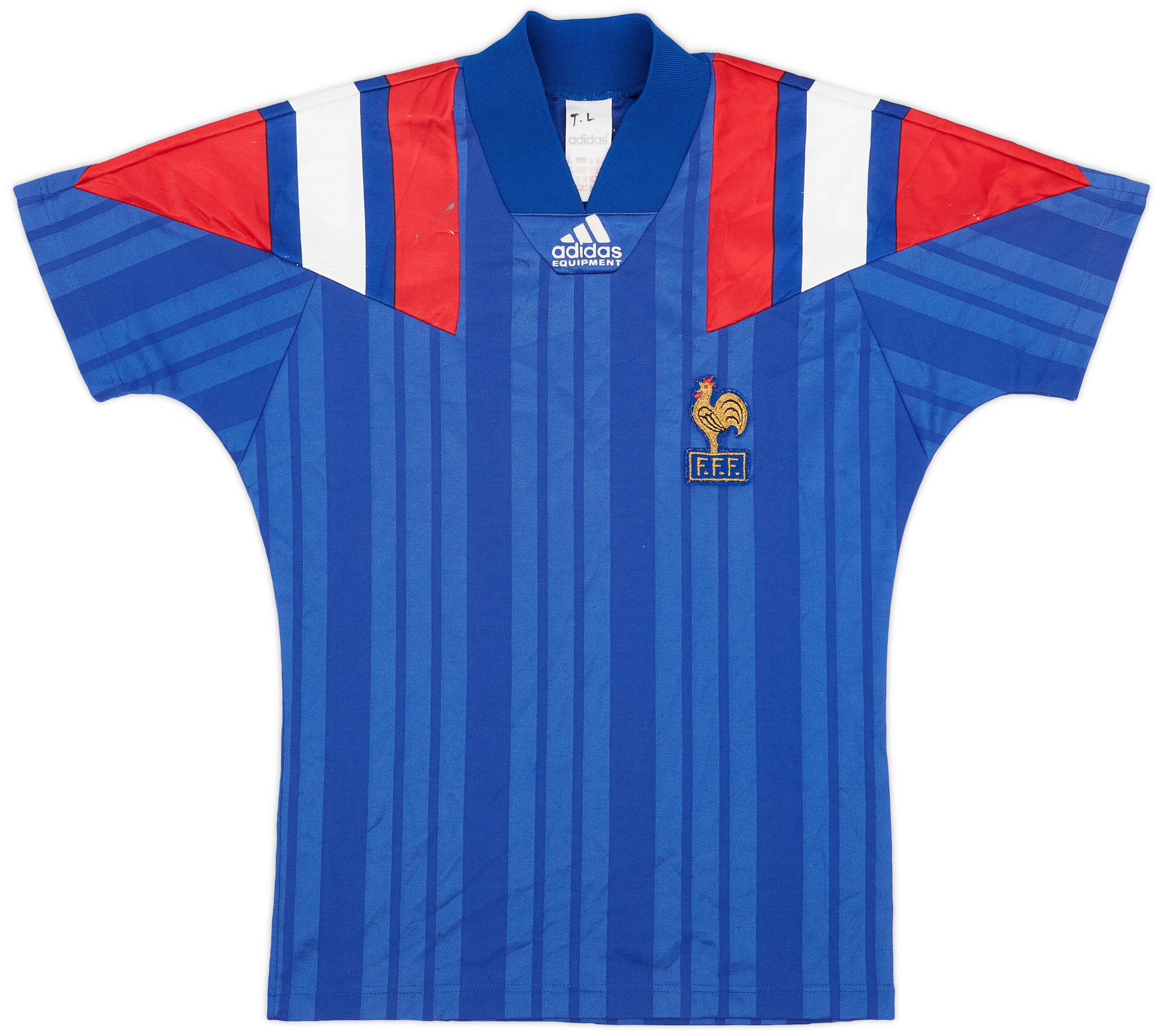 1992-94 France Home Shirt - 6/10 - (XS)