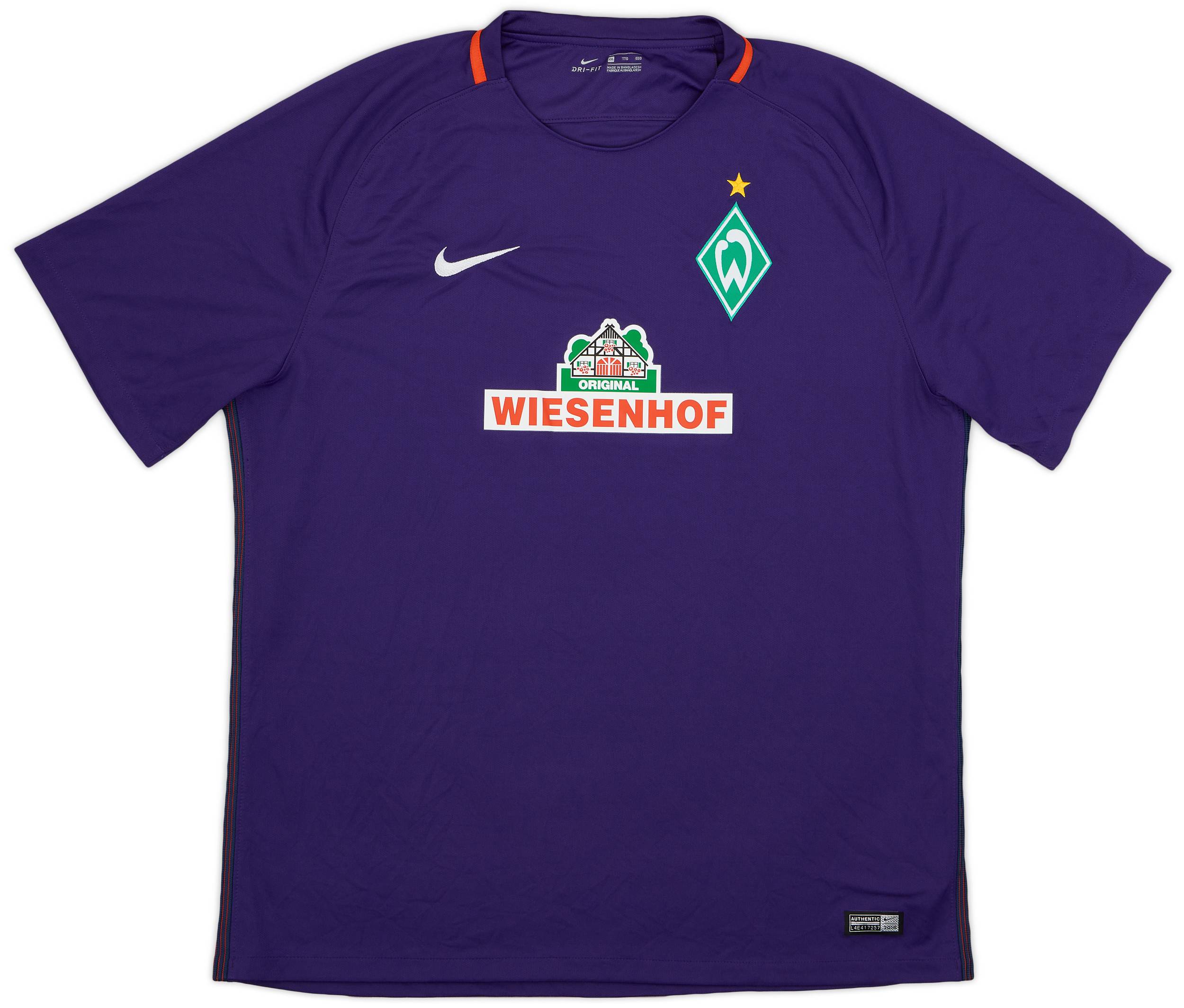 2016-17 Werder Bremen Away Shirt - 10/10 - (XXL)