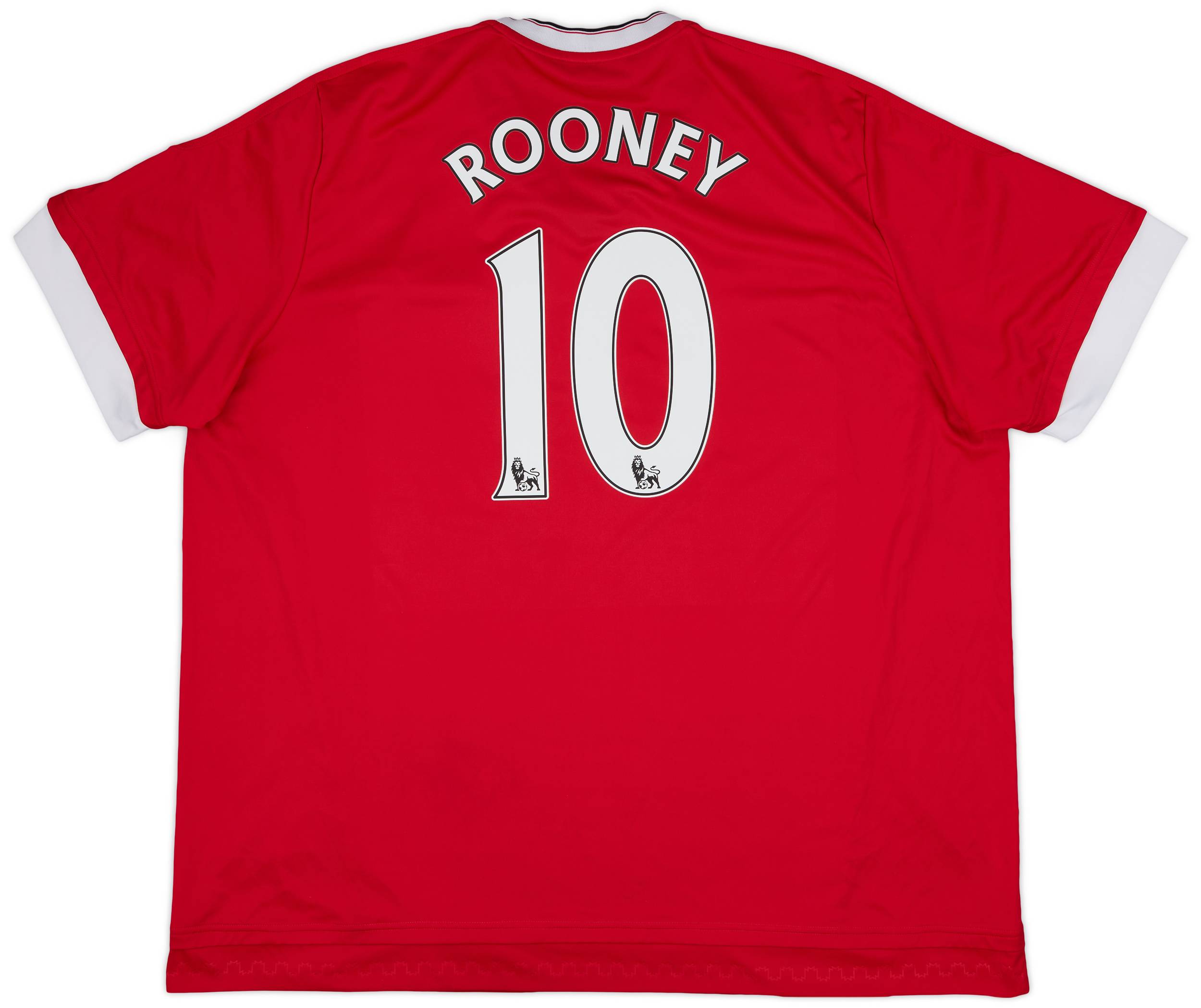 2015-16 Manchester United Home Shirt Rooney #10 - 9/10 - (3XL)