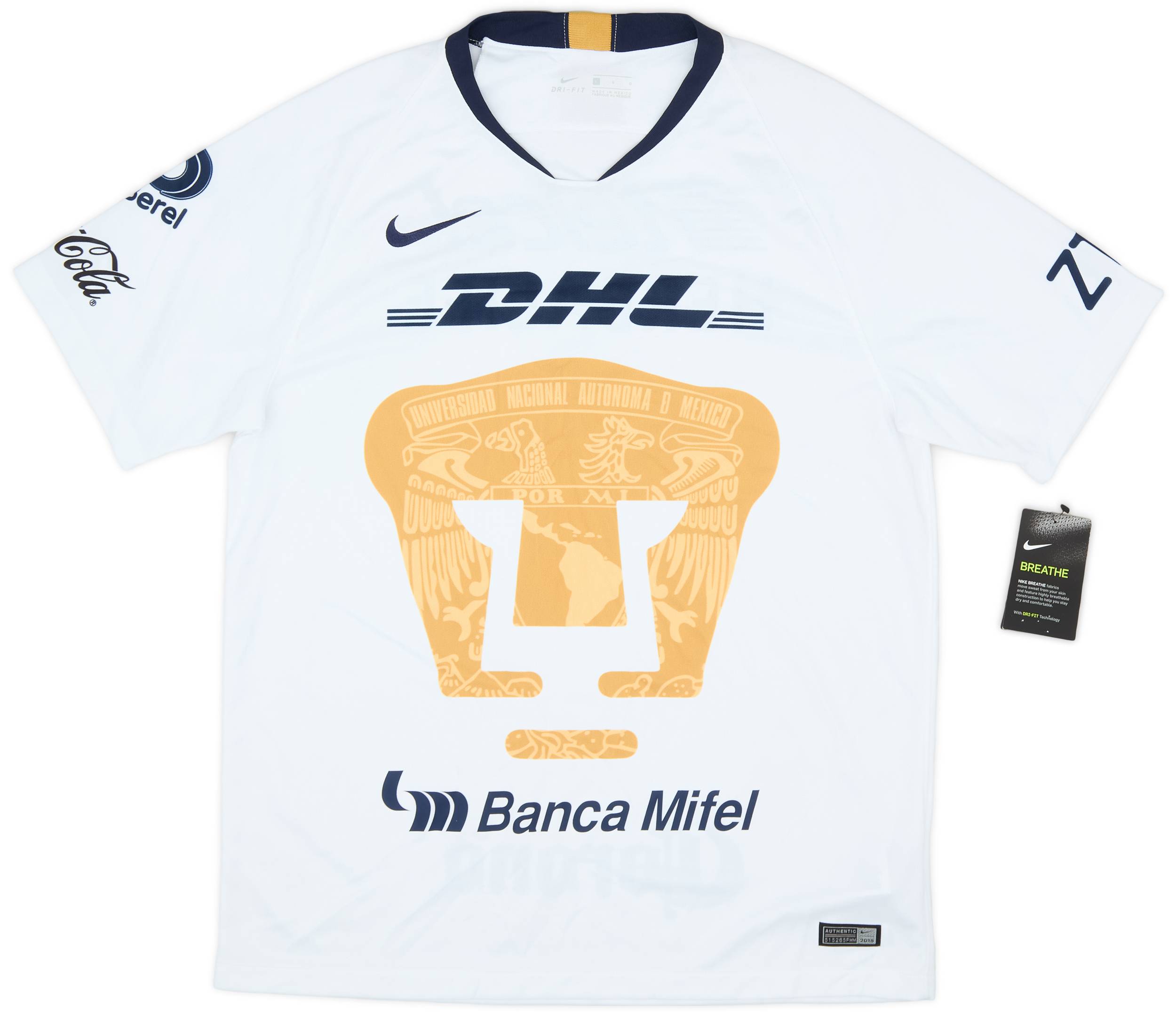 2018 19 UNAM Pumas Home Shirt L