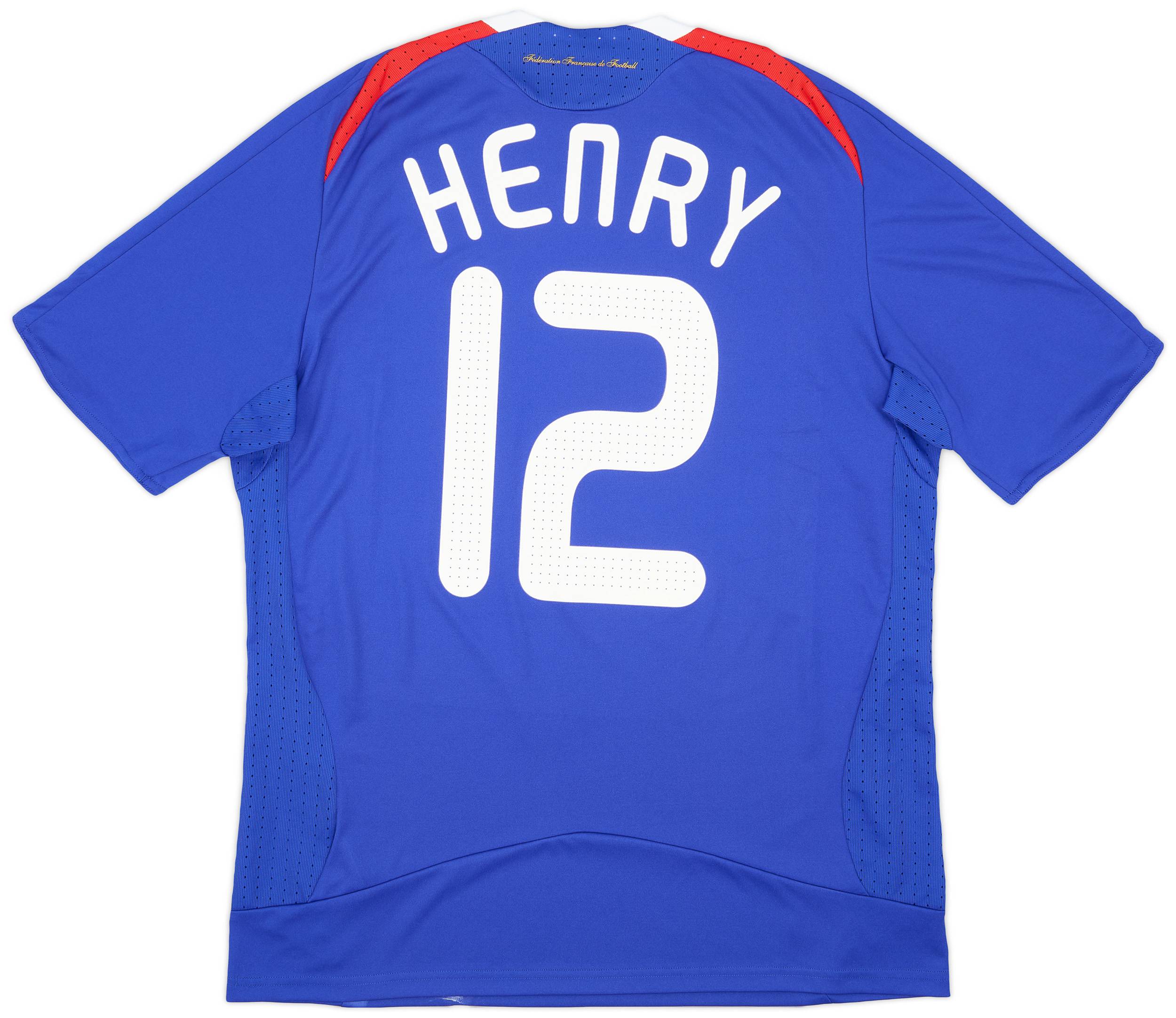 2007-08 France Home Shirt Henry #12 - 5/10 - (M)