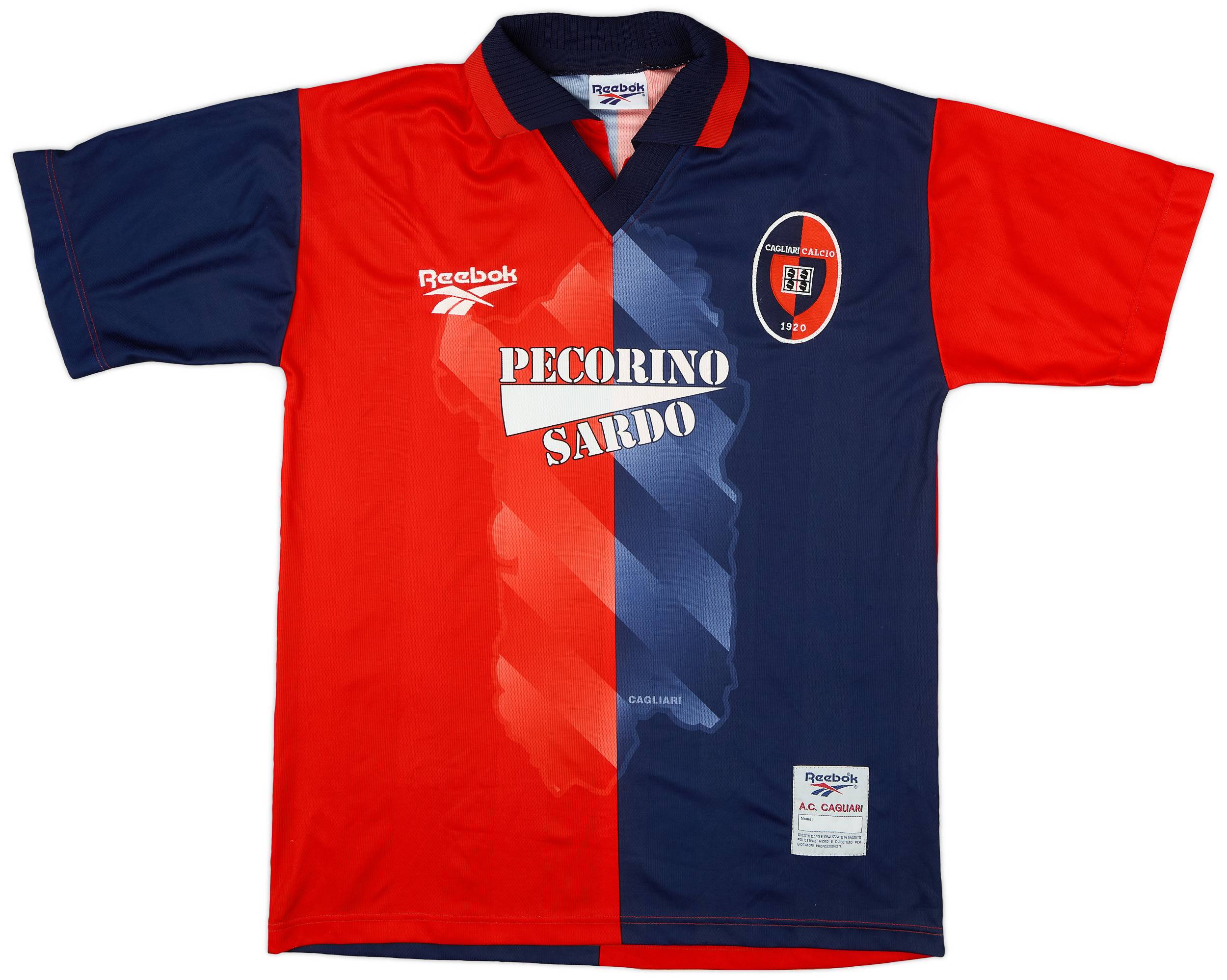 1996-98 Cagliari Home Shirt - 9/10 - (XL)