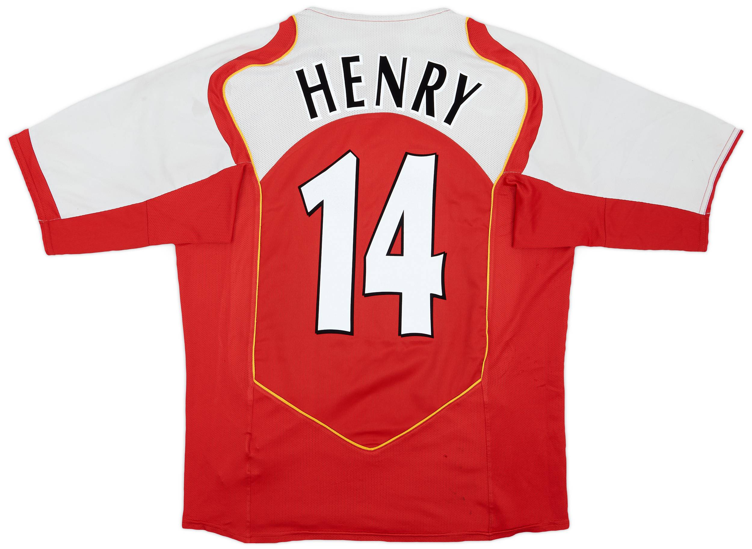 2004 05 Arsenal Home Shirt Henry 14 4 10 M