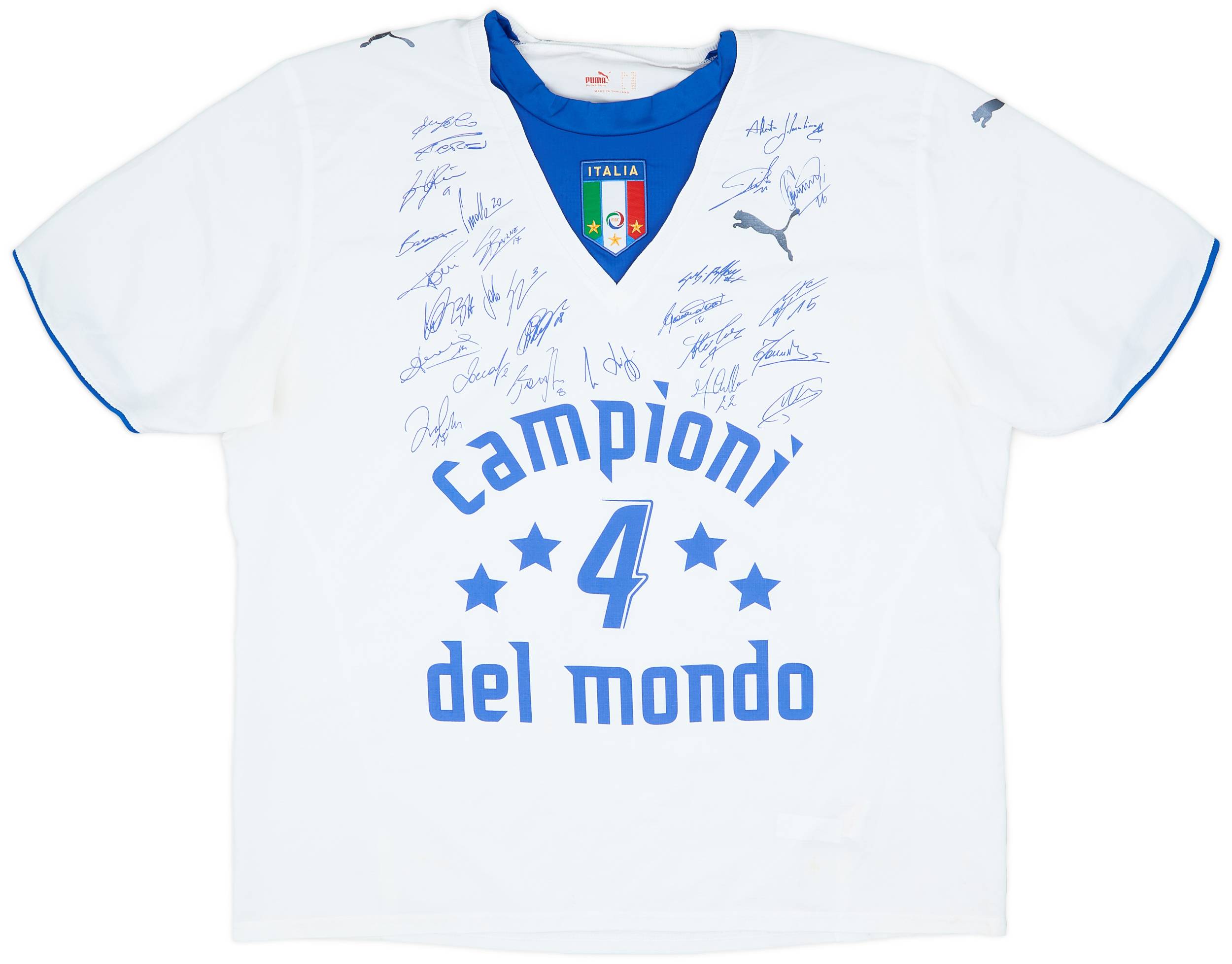 2006 Italy 'Campioni Del Mondo' Away Shirt - 8/10 - (XXL)