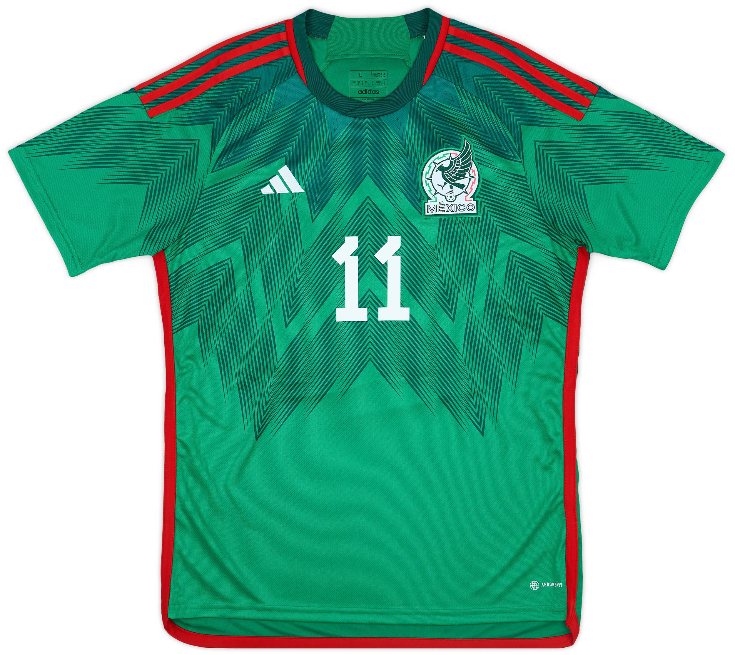 2022-23 Mexico Home Shirt S.Gimenez #11 - As New