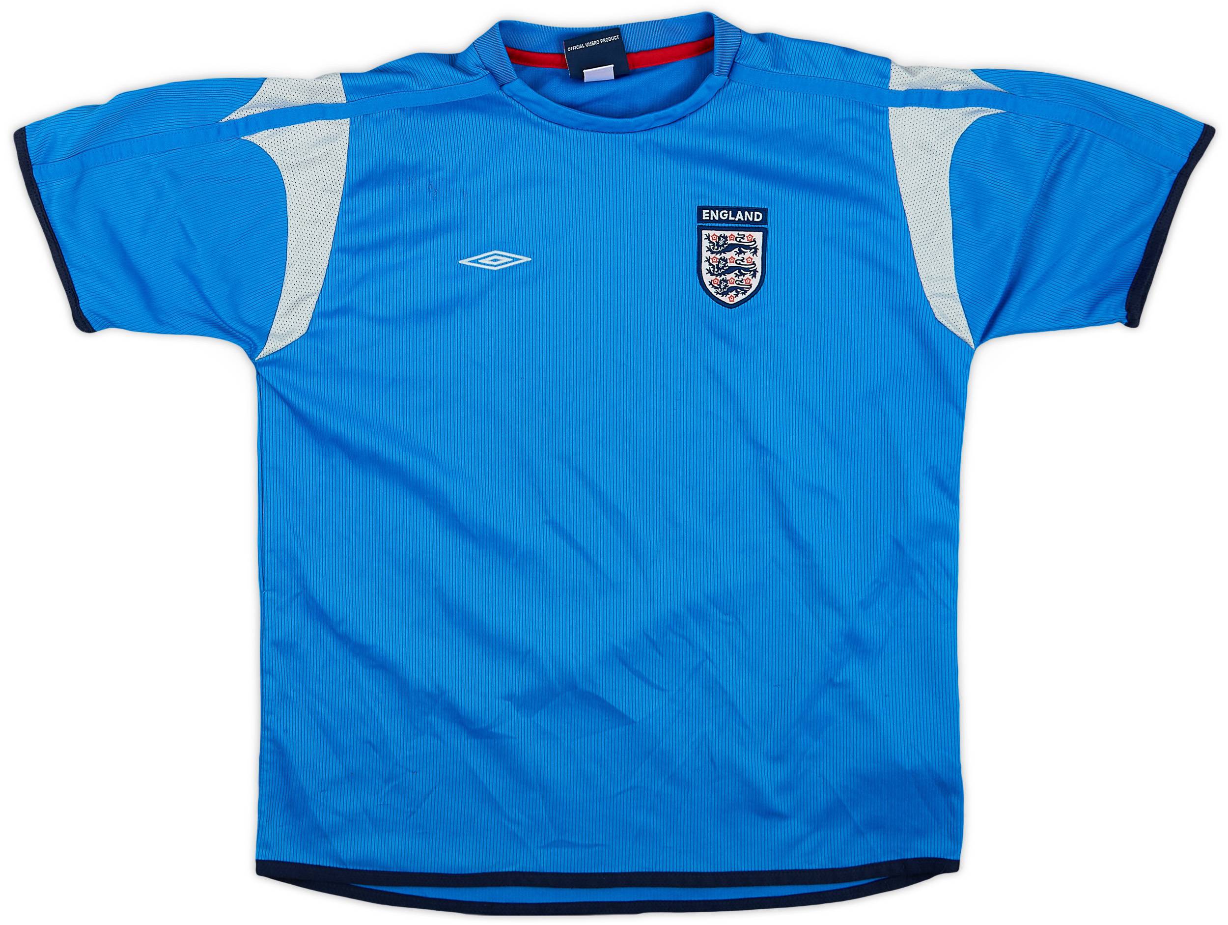 2004-05 England Umbro Training Shirt - 7/10 - (XL.Boys)