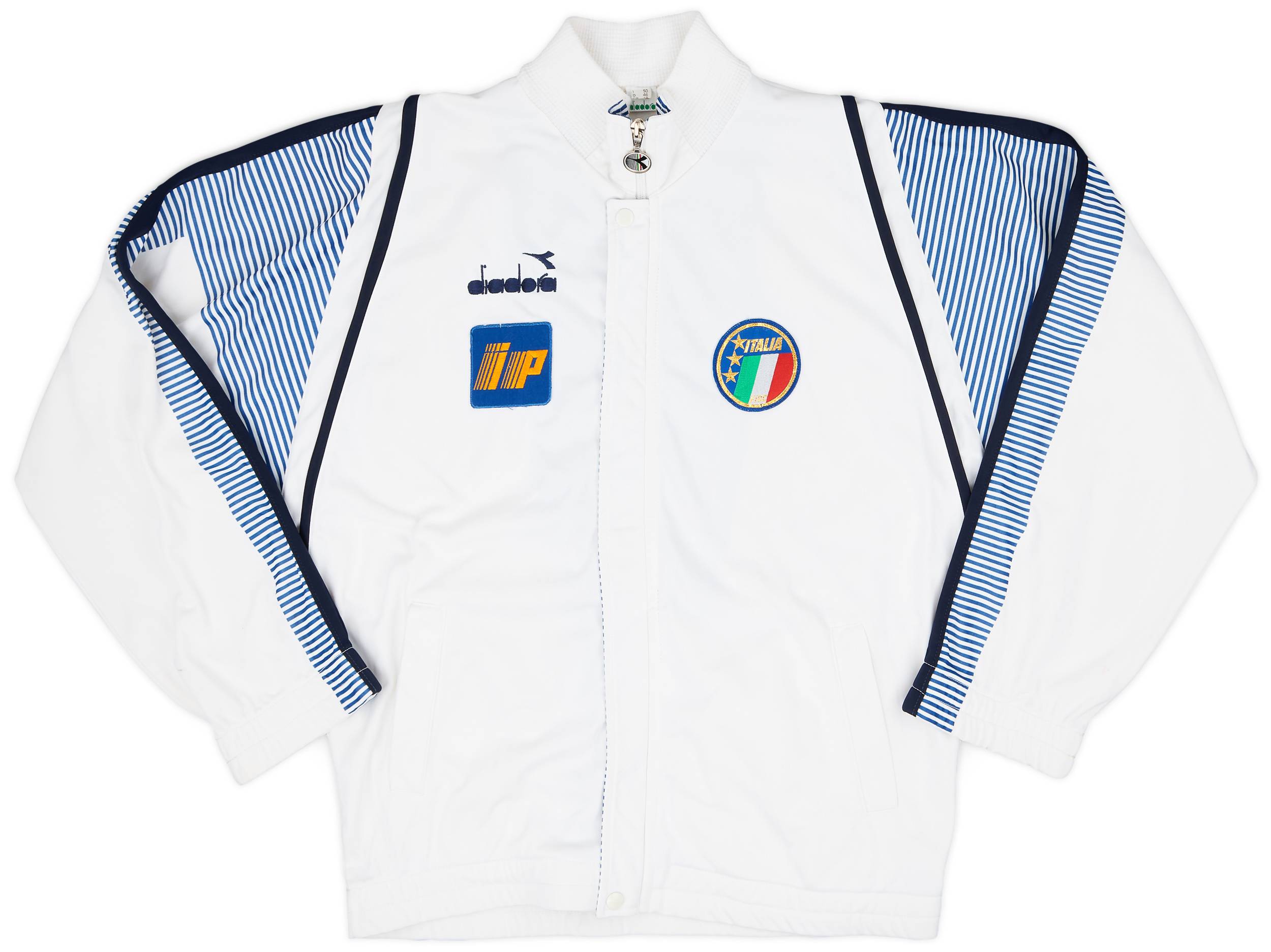 1988-90 Italy Diadora Track Jacket - 8/10 - (L)