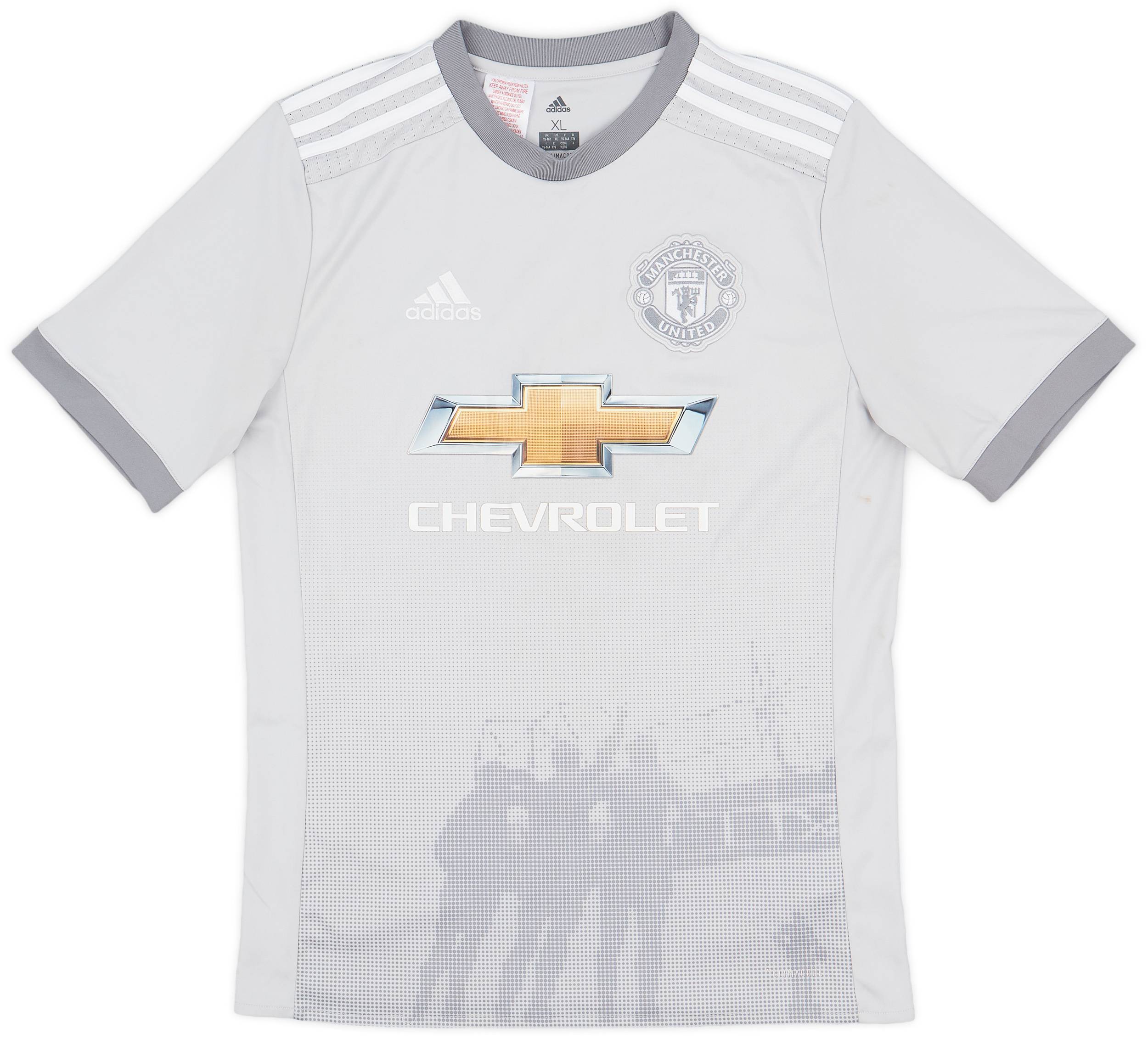 2017-18 Manchester United Third Shirt - 8/10 - (XL.Boys)