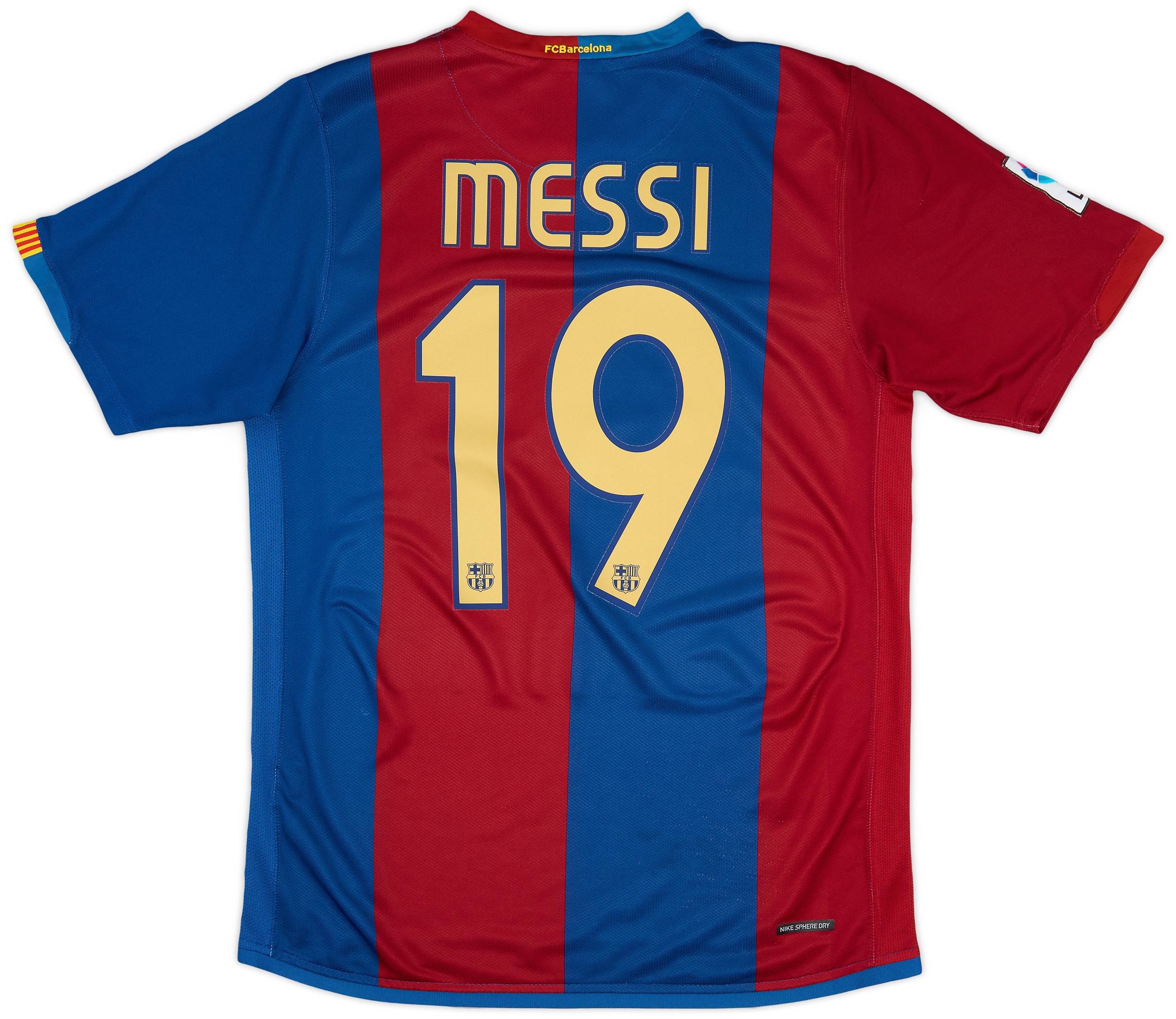 2006-07 Barcelona Home Shirt Messi #19 - 8/10 - (M)