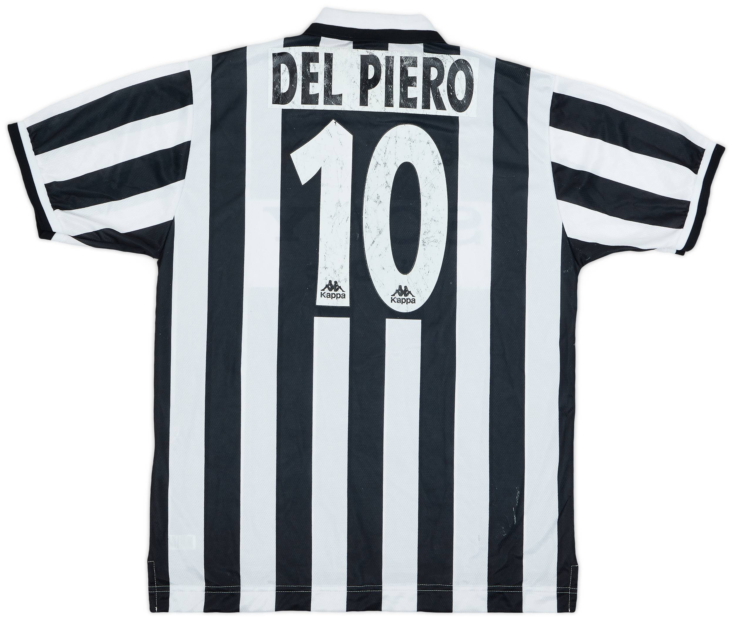 1995-97 Juventus Home Shirt Del Piero #10 - 5/10 - (XL)