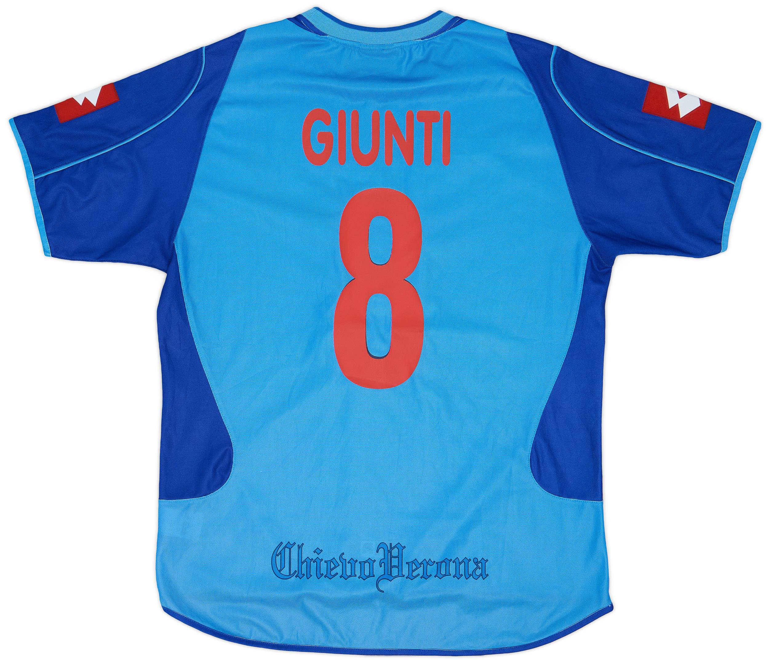 2004-05 Chievo Verona Third Shirt Giunti #8 - 9/10 - (XL)