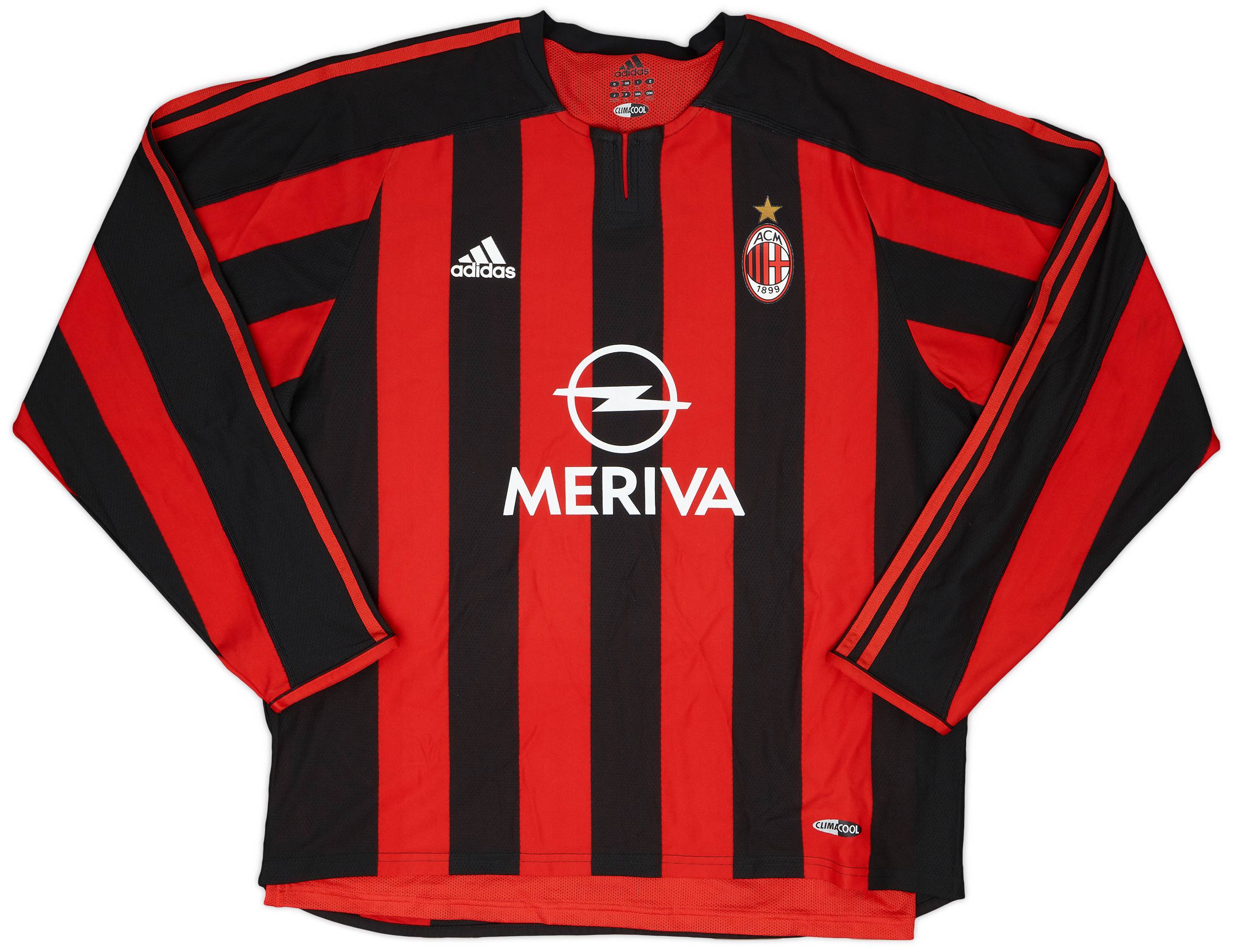 90s AC Milan NESTA soccerユニフォームゲームシャツ S