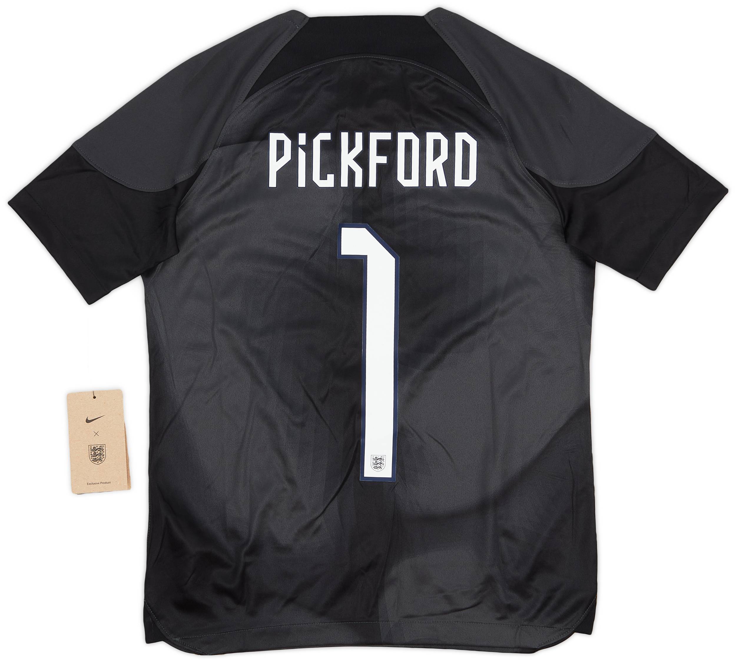 2020-24 England GK Shirt Pickford #1 (L.Boys)