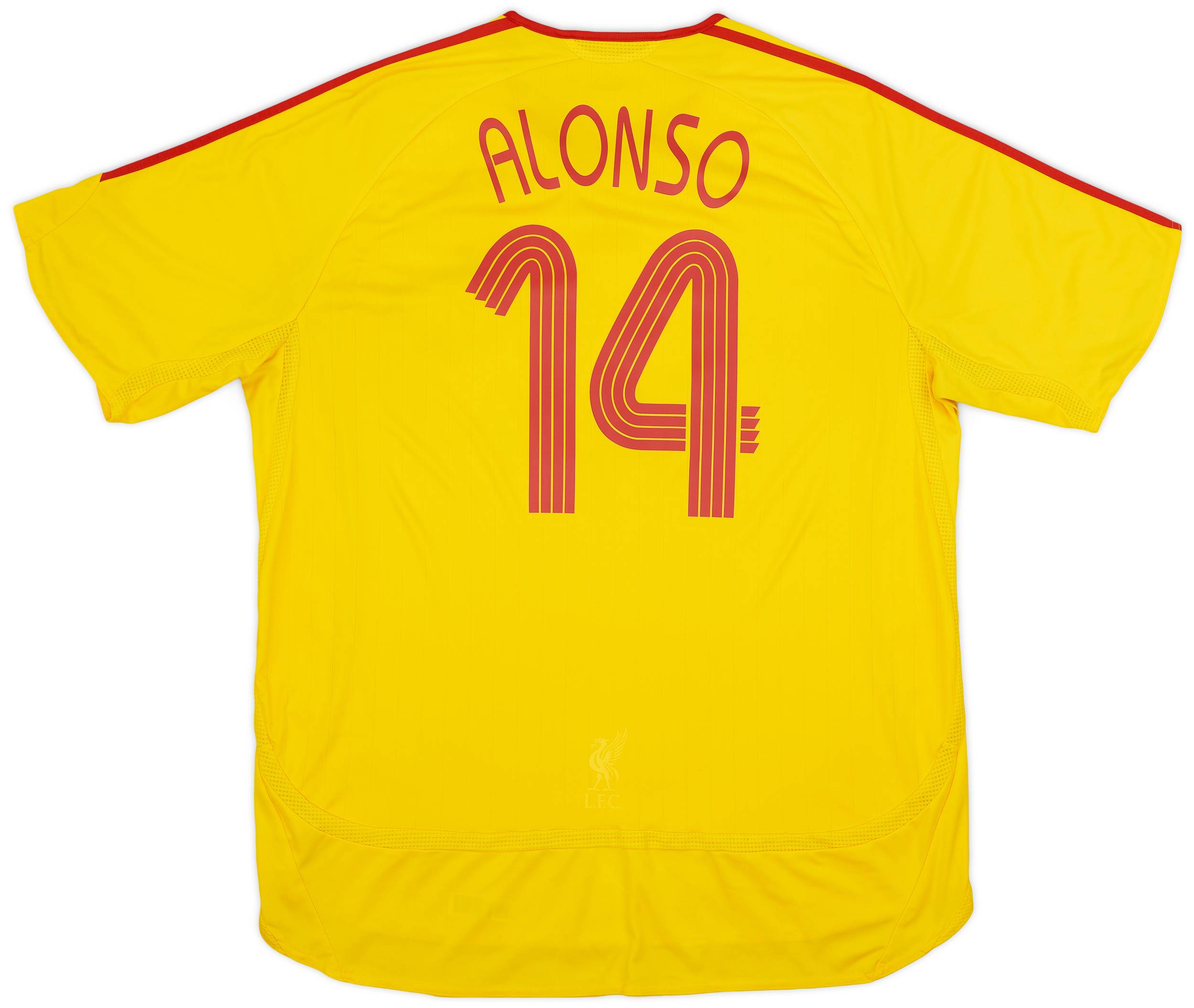 2006-07 Liverpool Away Shirt Alonso #14 - 5/10 - (XXL)