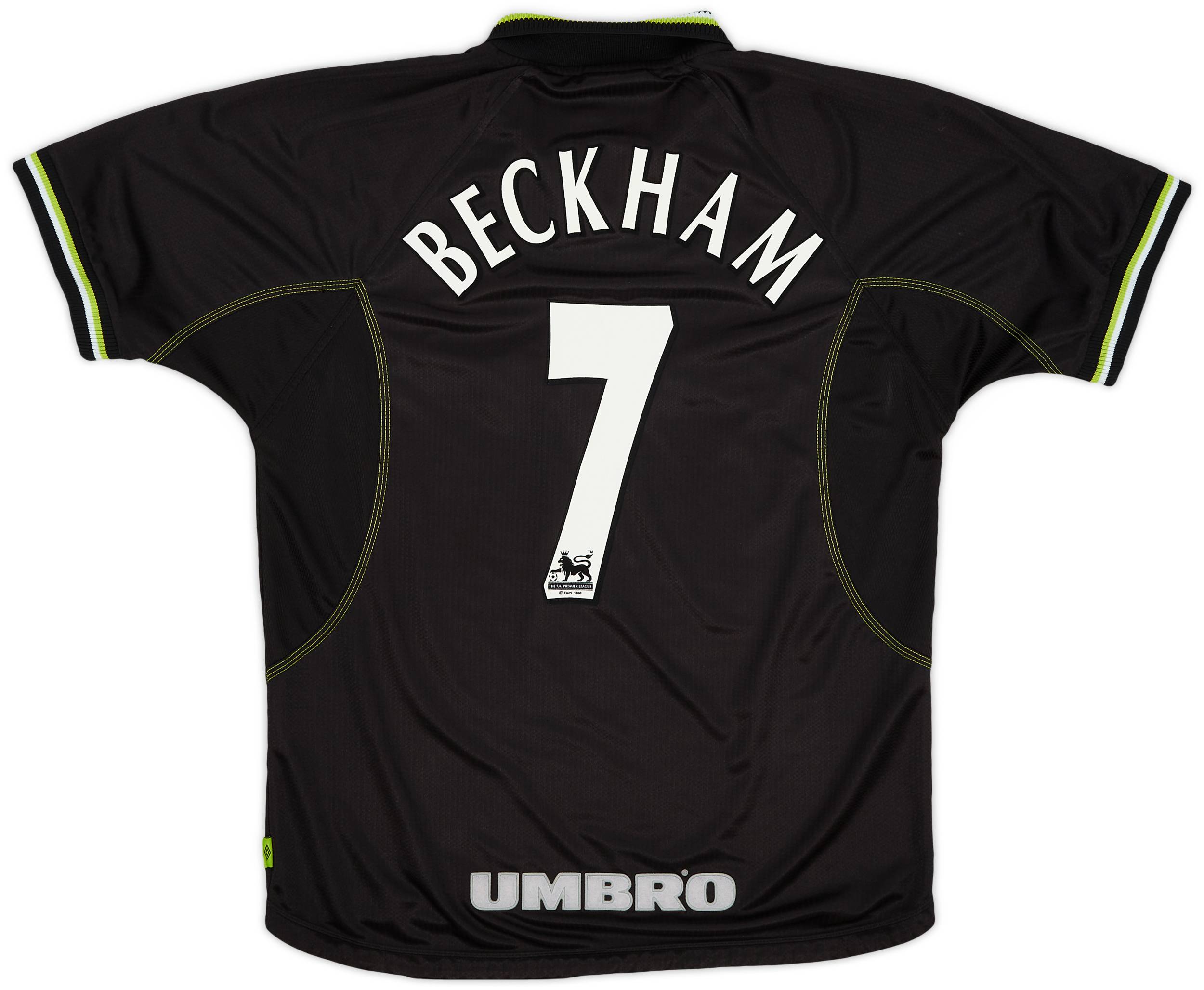 1998-99 Manchester United Third Shirt Beckham #7 - 9/10 - (XL)
