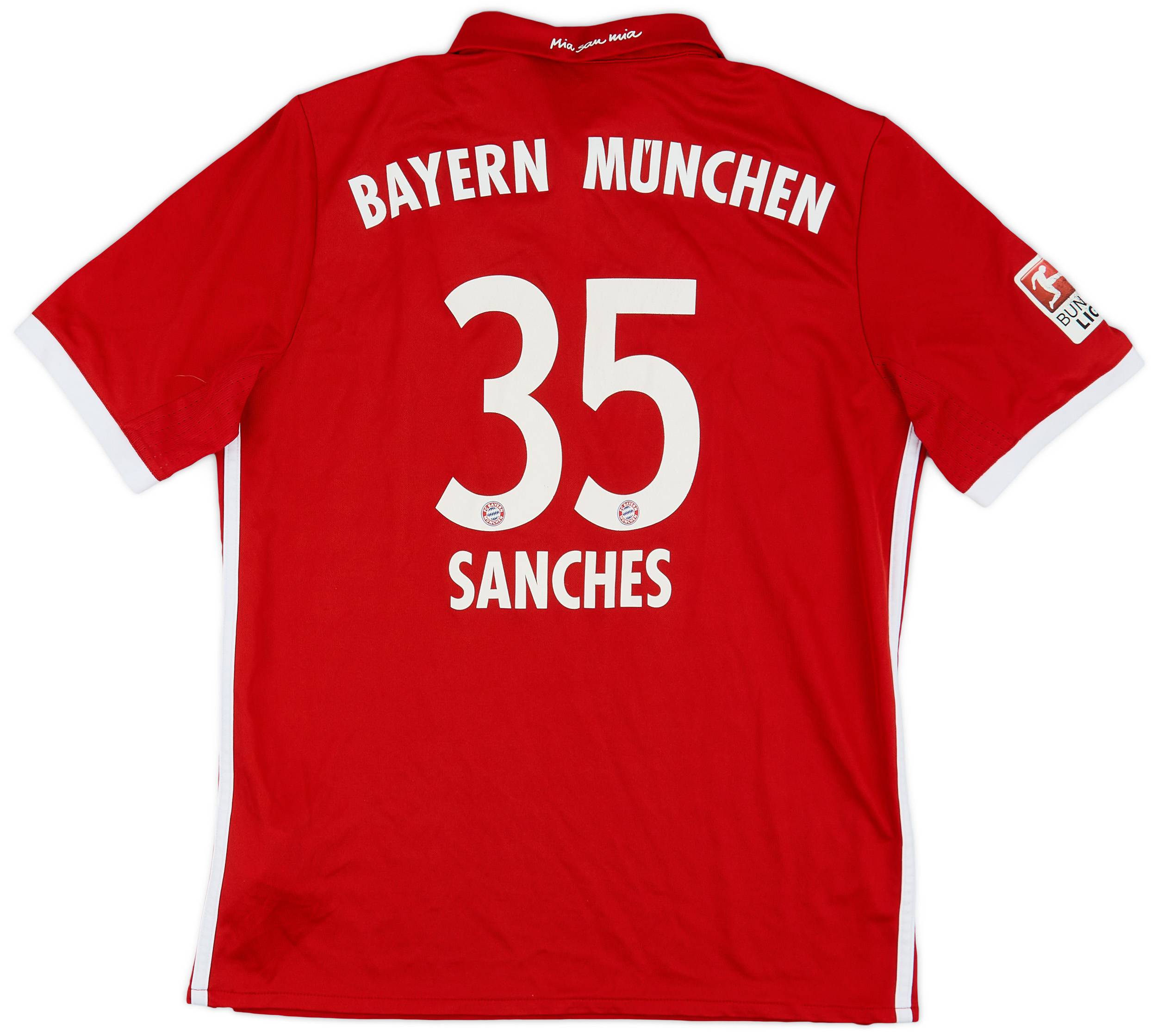 2016-17 Bayern Munich Home Shirt Sanches #35 - 6/10 - (XL.Boys)