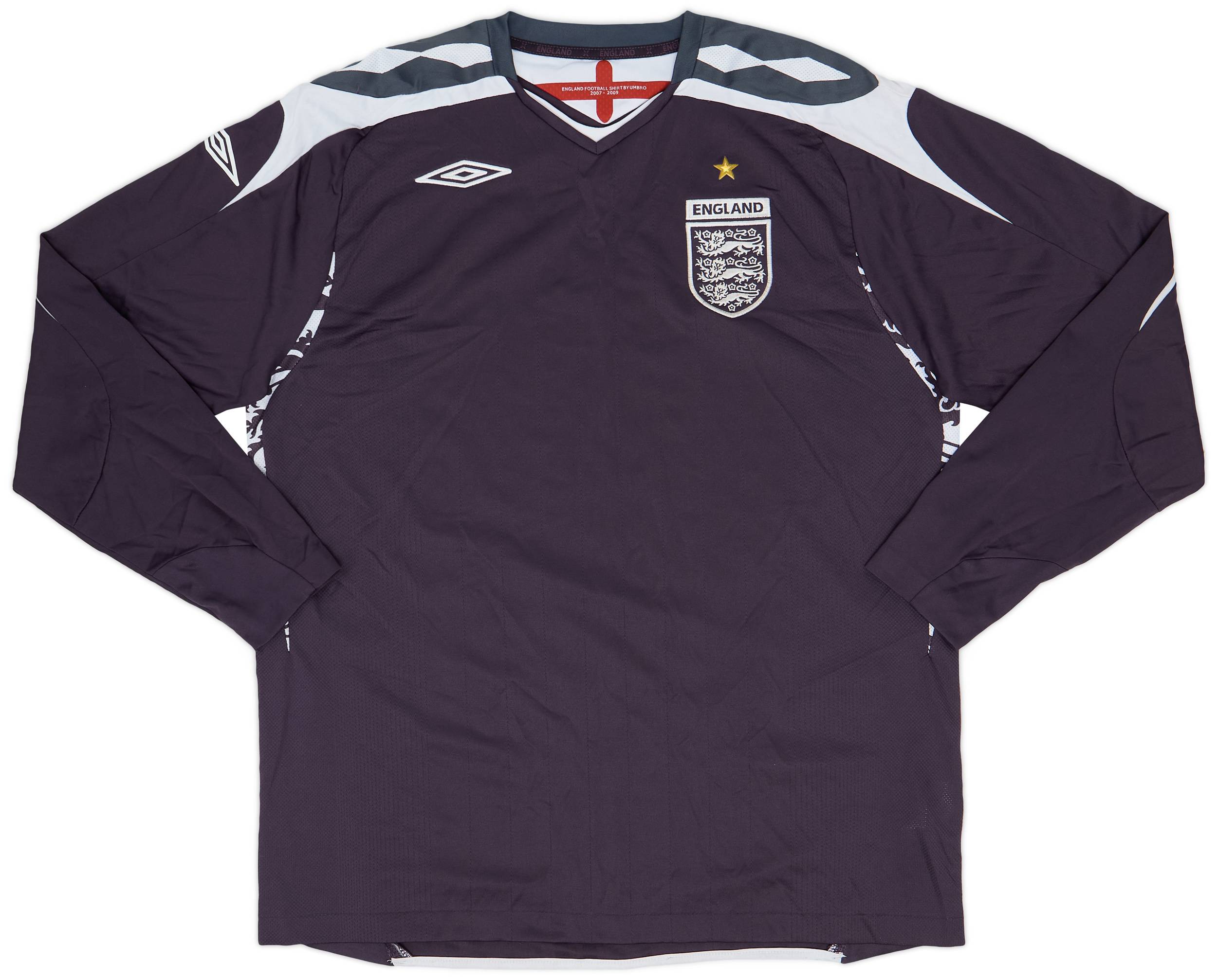 2007-09 England GK Shirt - 9/10 - (XL)