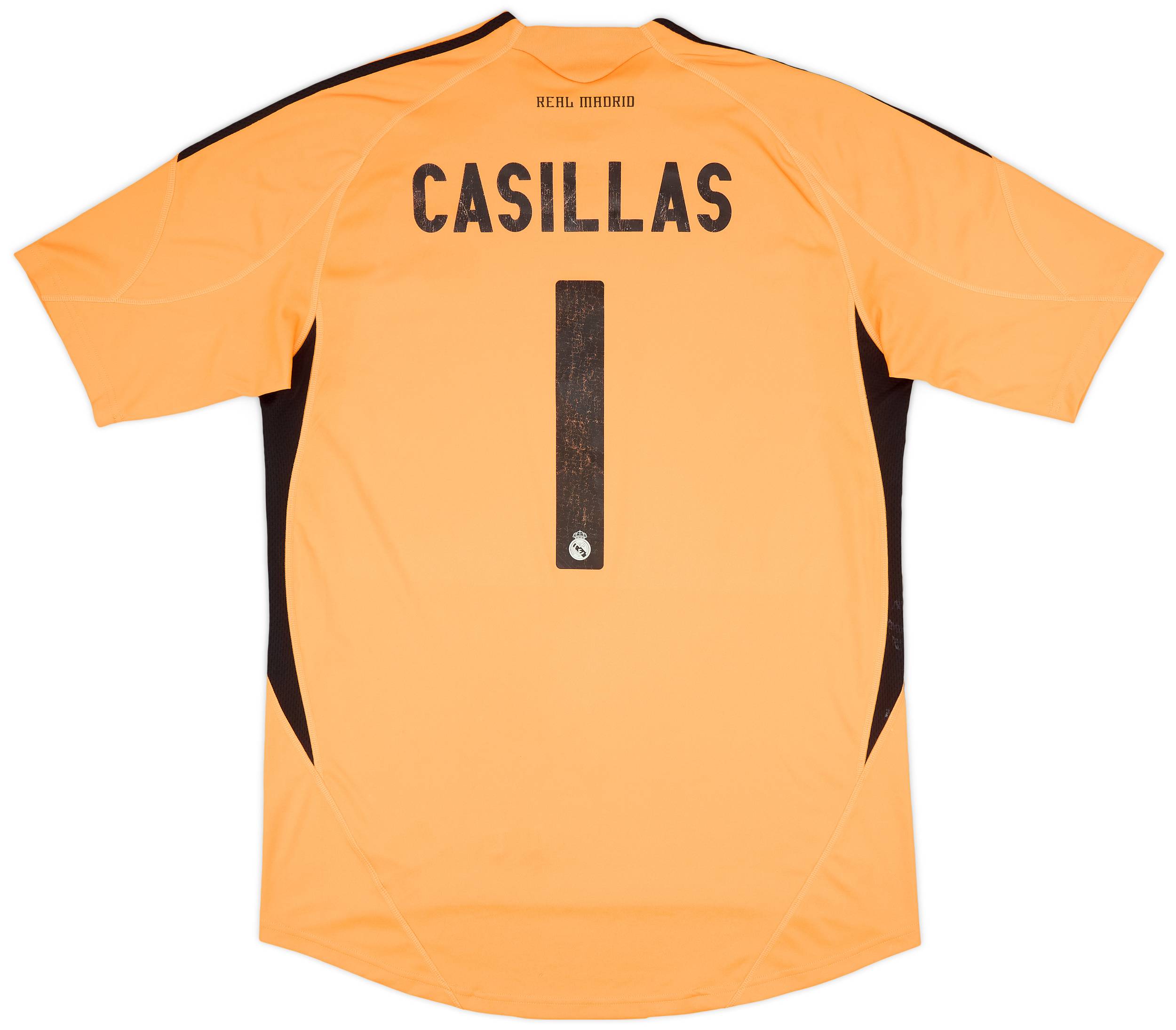 2009-10 Real Madrid GK S/S Shirt Casillas #1 - 6/10 - (L)
