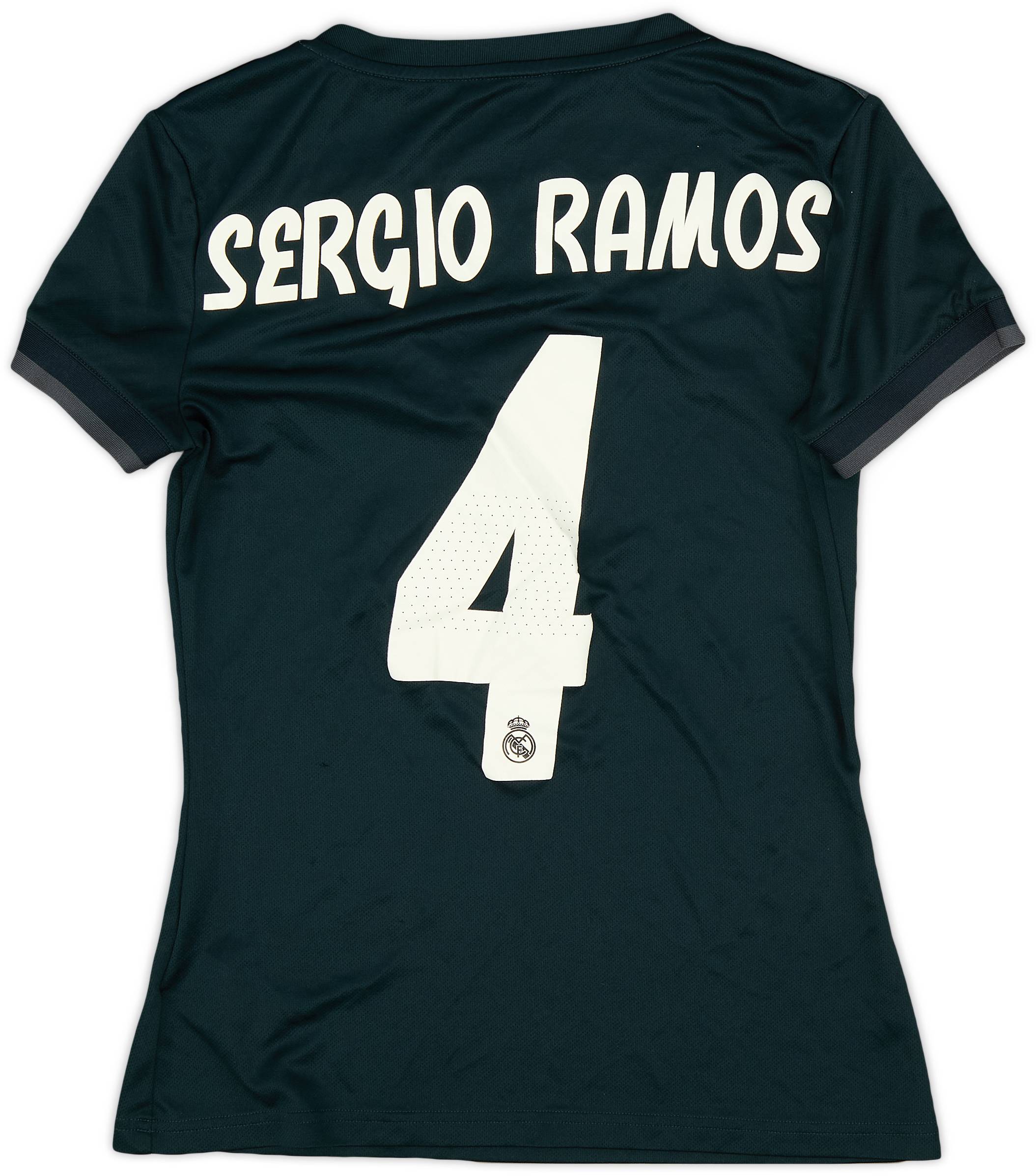 2018-19 Real Madrid Away Shirt Sergio Ramos #4 - 8/10 - (Women's S)