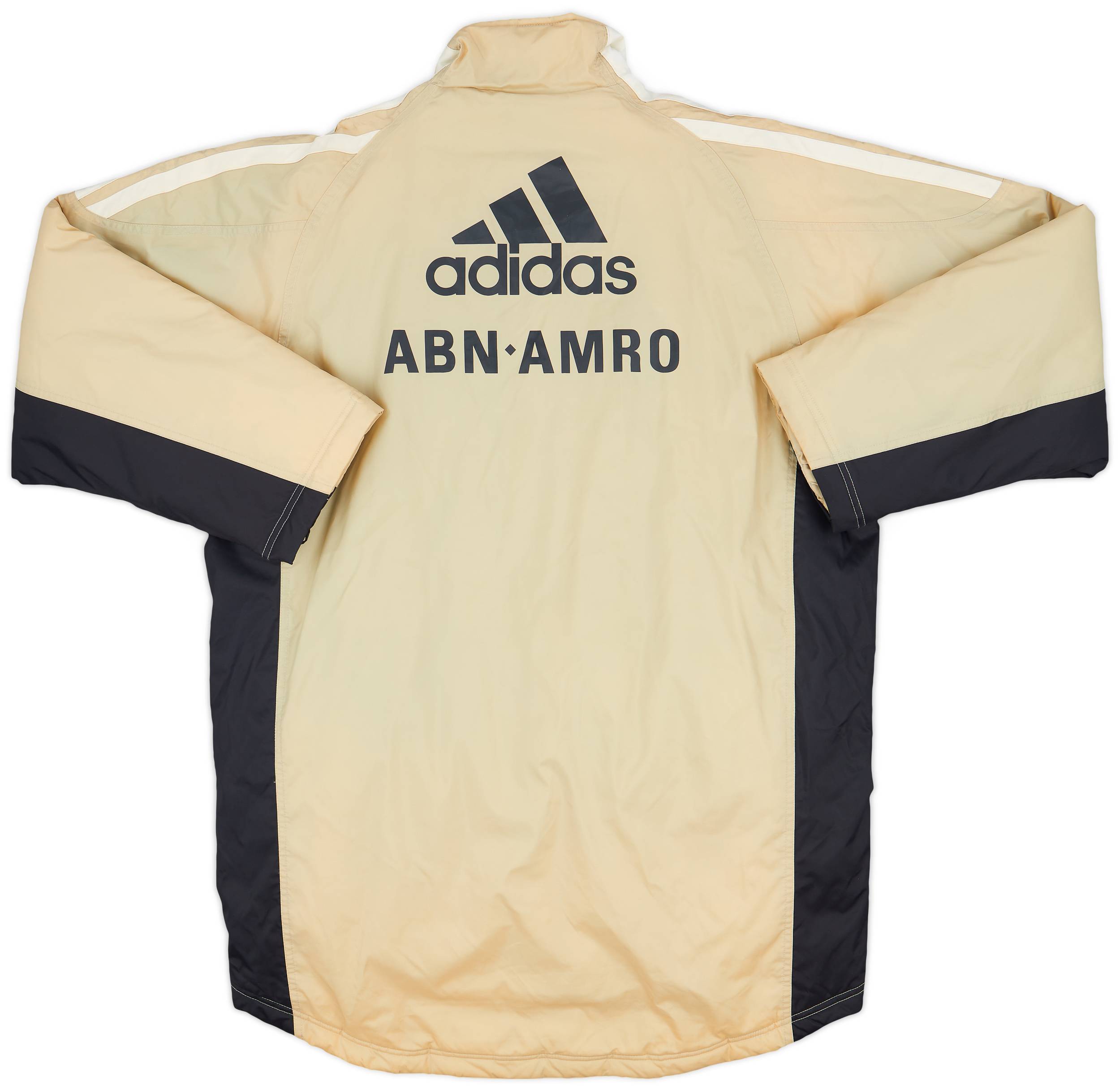 2001-02 Ajax Player Issue adidas Padded Bench Coat - 8/10 - (L)