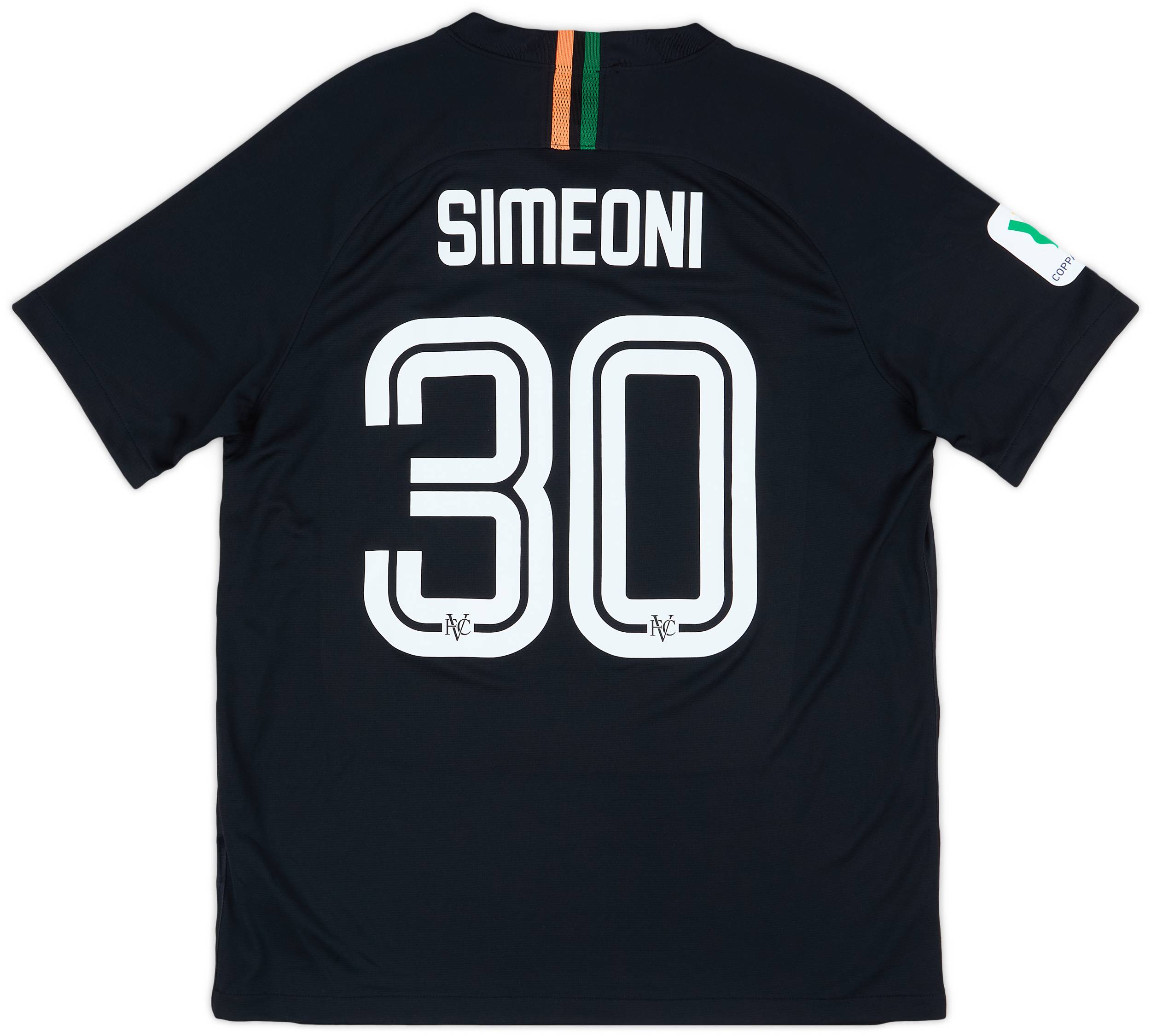 2019-20 Venezia Match Issue Home Shirt Simeoni #30 (L)