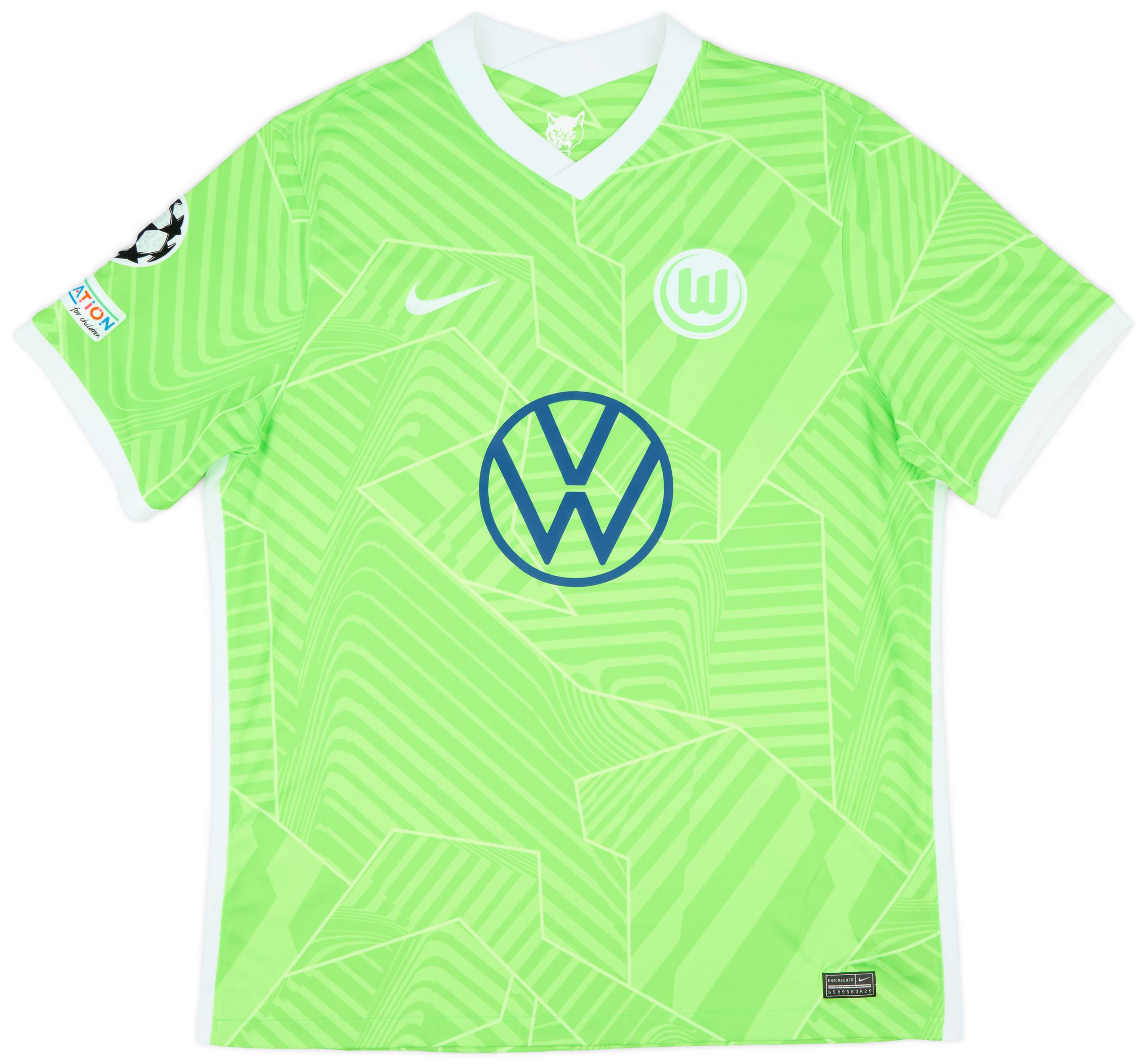 2021-22 Wolfsburg Home Shirt - 9/10 - (XL)