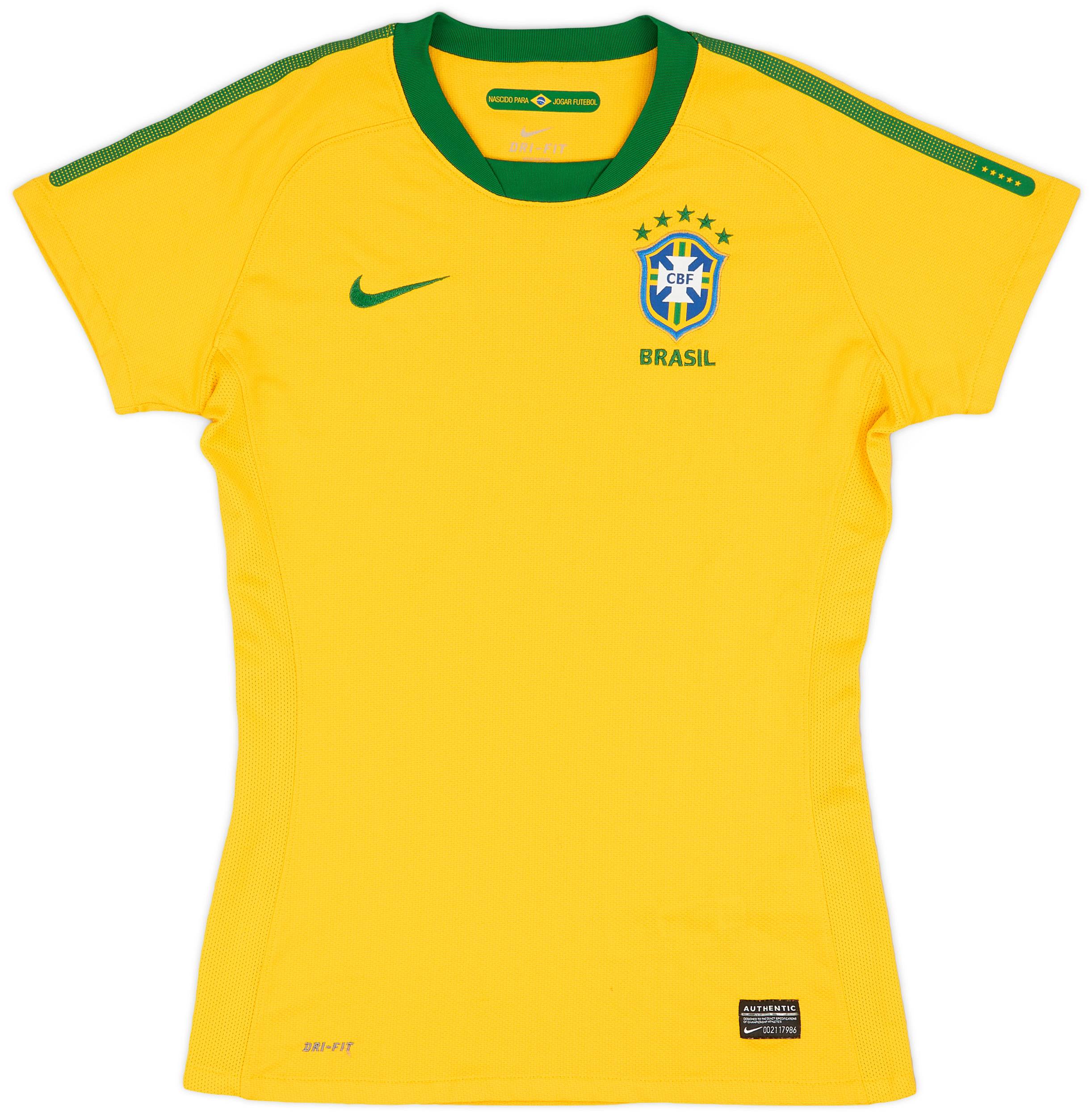 2010 11 Brazil Home Shirt Women s S 7 10 S