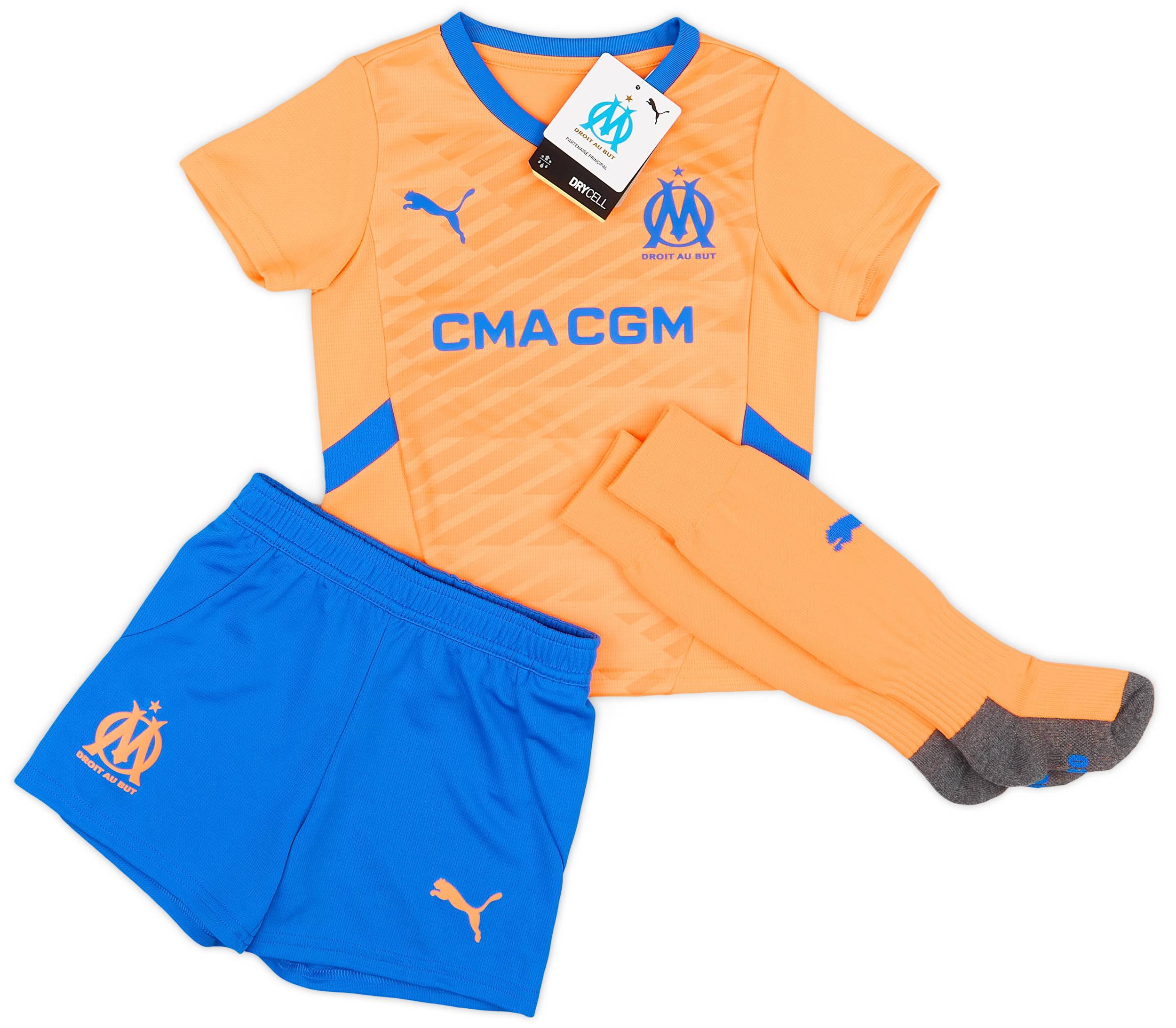2024-25 Olympique Marseille Third Full Kit (Little Kids)