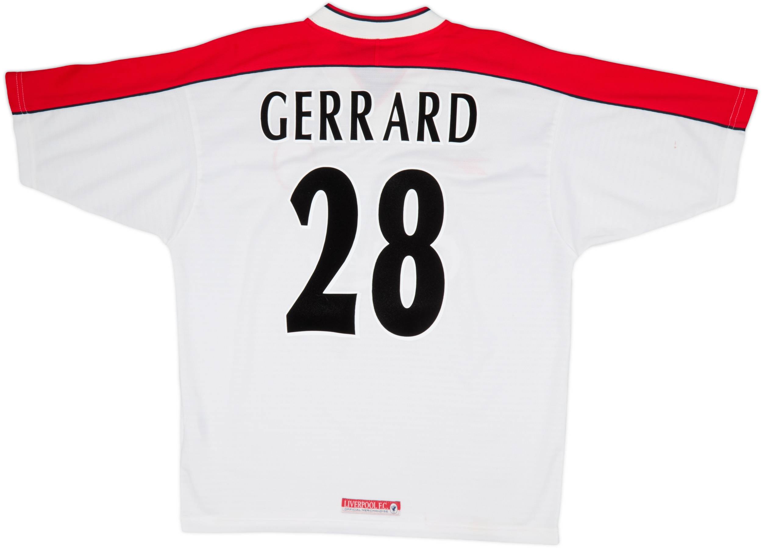 1998-99 Liverpool Away Shirt Gerrard #28 - 5/10 - (L)