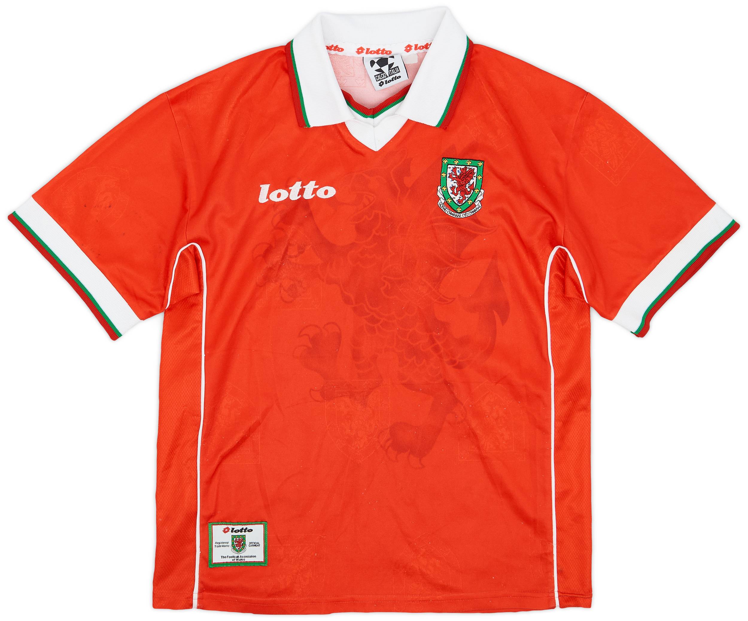 1998-00 Wales Home Shirt - 7/10 - (S)