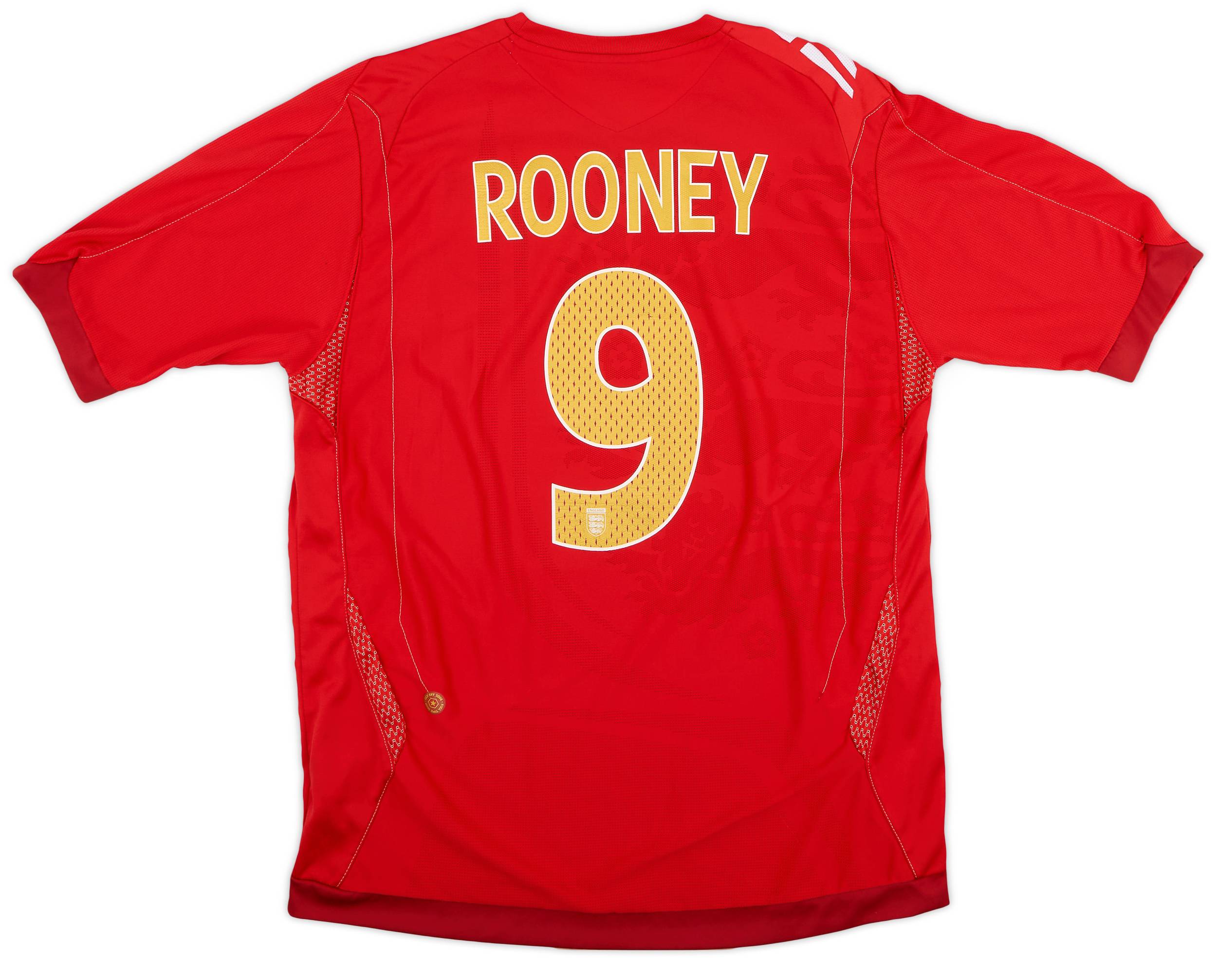 2006-08 England Away Shirt Rooney #9 - 5/10 - (L)