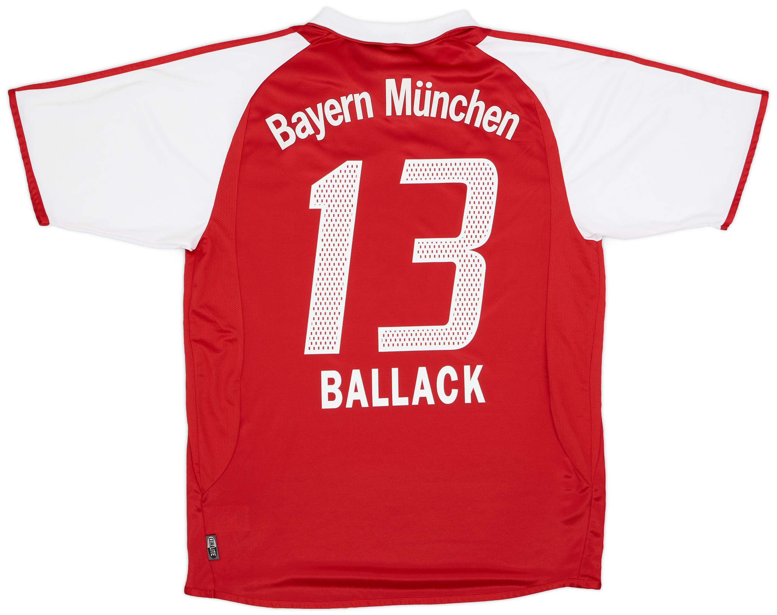 Bayern München Ballack 13 シャツ 2003-04 Bayern Munich Home Shirt Ballack #13 (M)