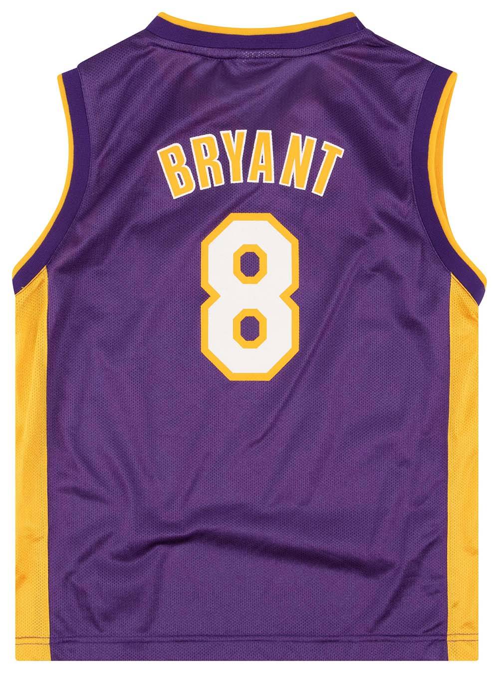 2002-06 LA Lakers Bryant #8 Reebok Jersey (Away) Y
