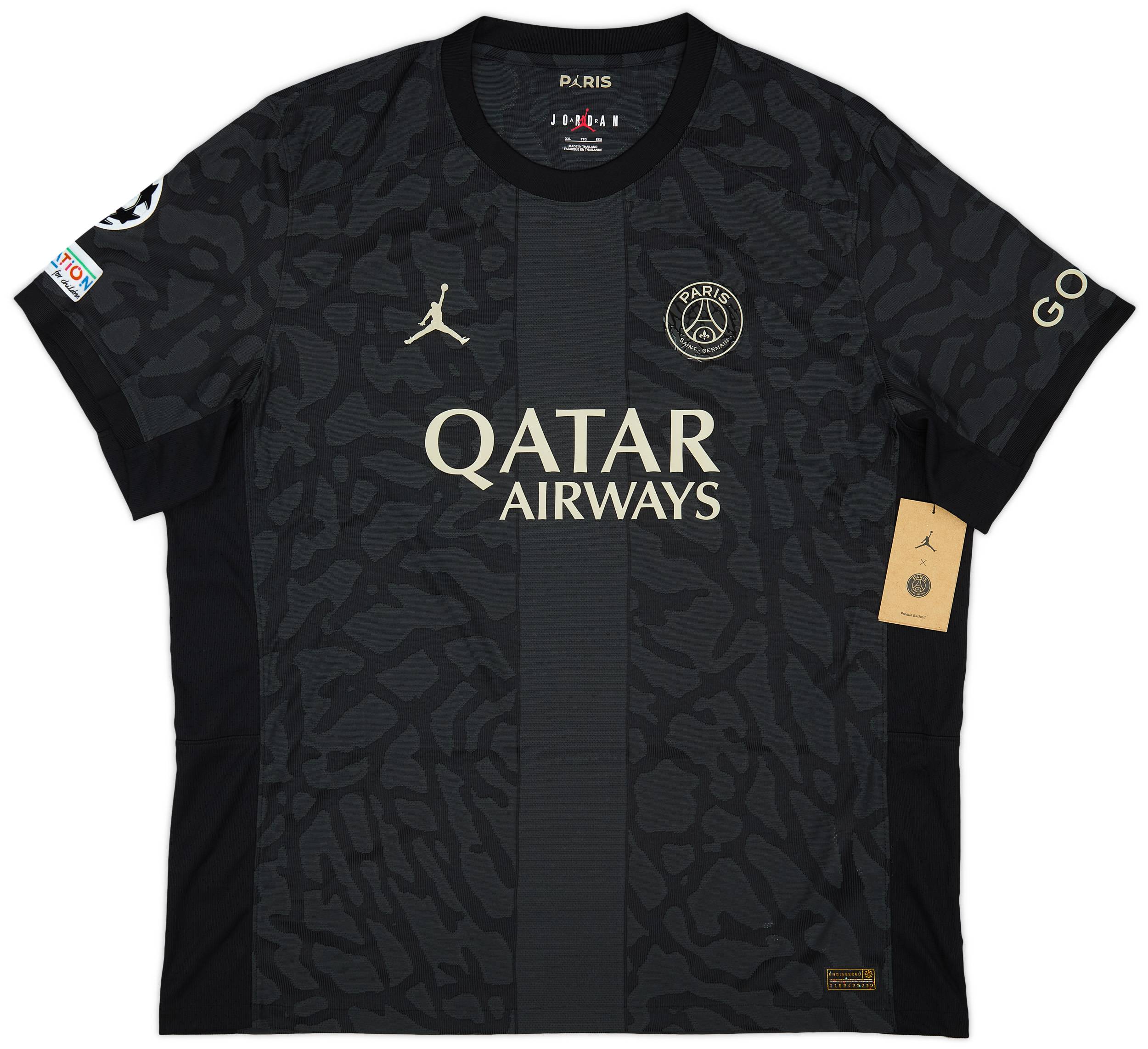 2023-24 Paris Saint-Germain Authentic Home Shirt Mbappe #7 (S)