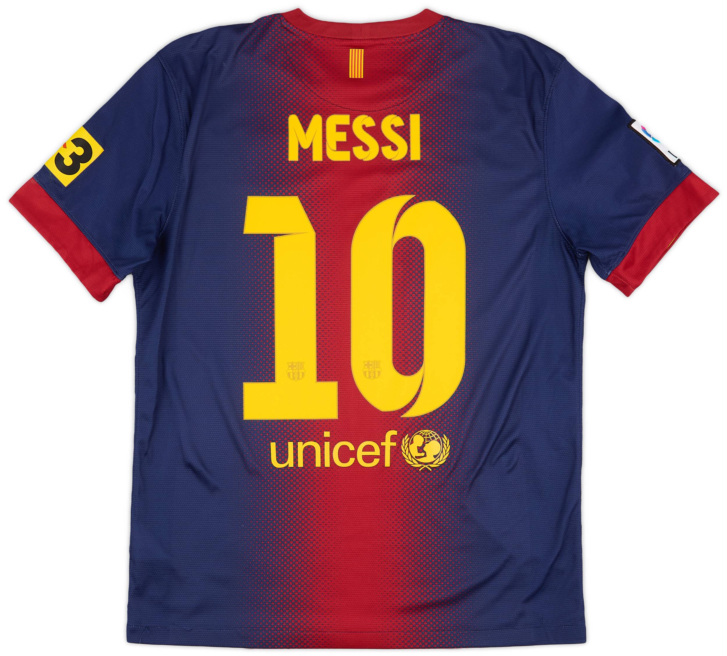 2012-13 Barcelona Home Shirt Messi #10 - 8/10 - (M)