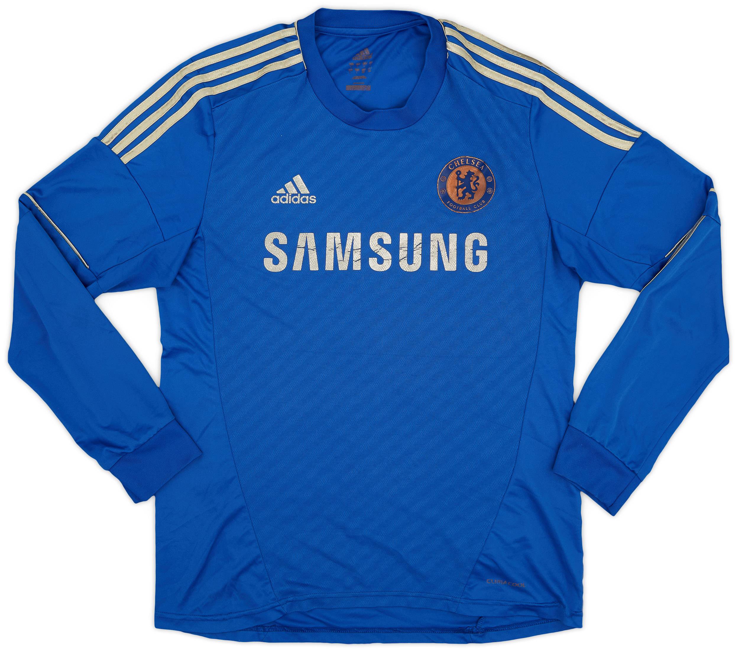 2012-13 Chelsea Home L/S Shirt - 5/10 - (L)